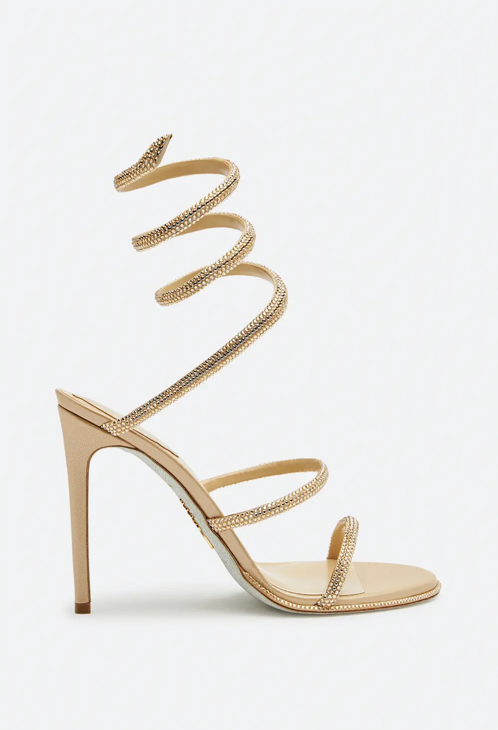 Rene Caovilla CLEO GOLD SANDAL 105