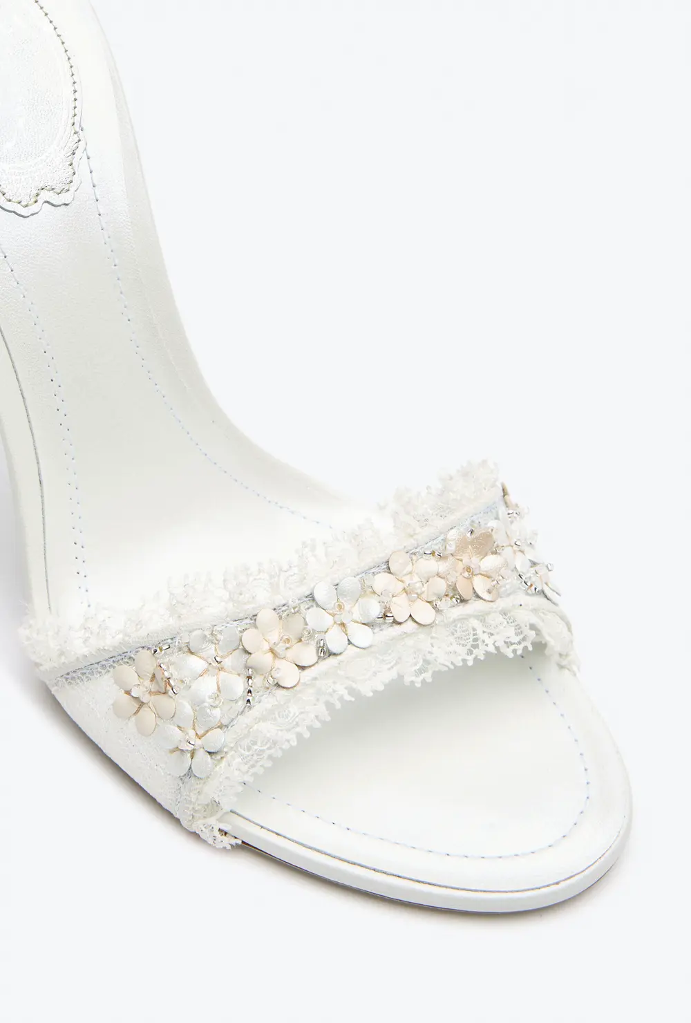 Rene Caovilla BLOOM WHITE SANDAL 105