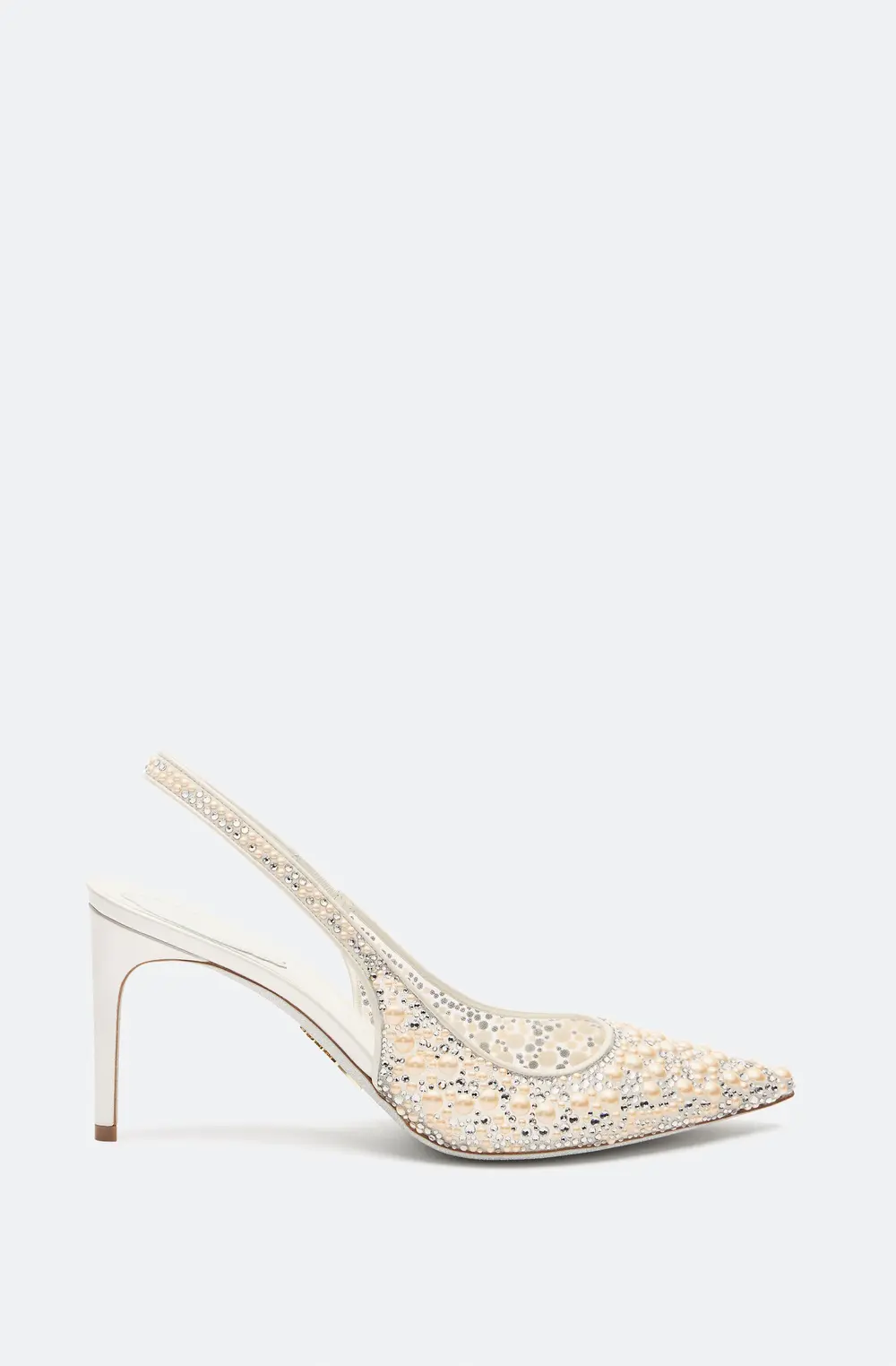 Rene Caovilla PEARL WHITE SLINGBACK 80