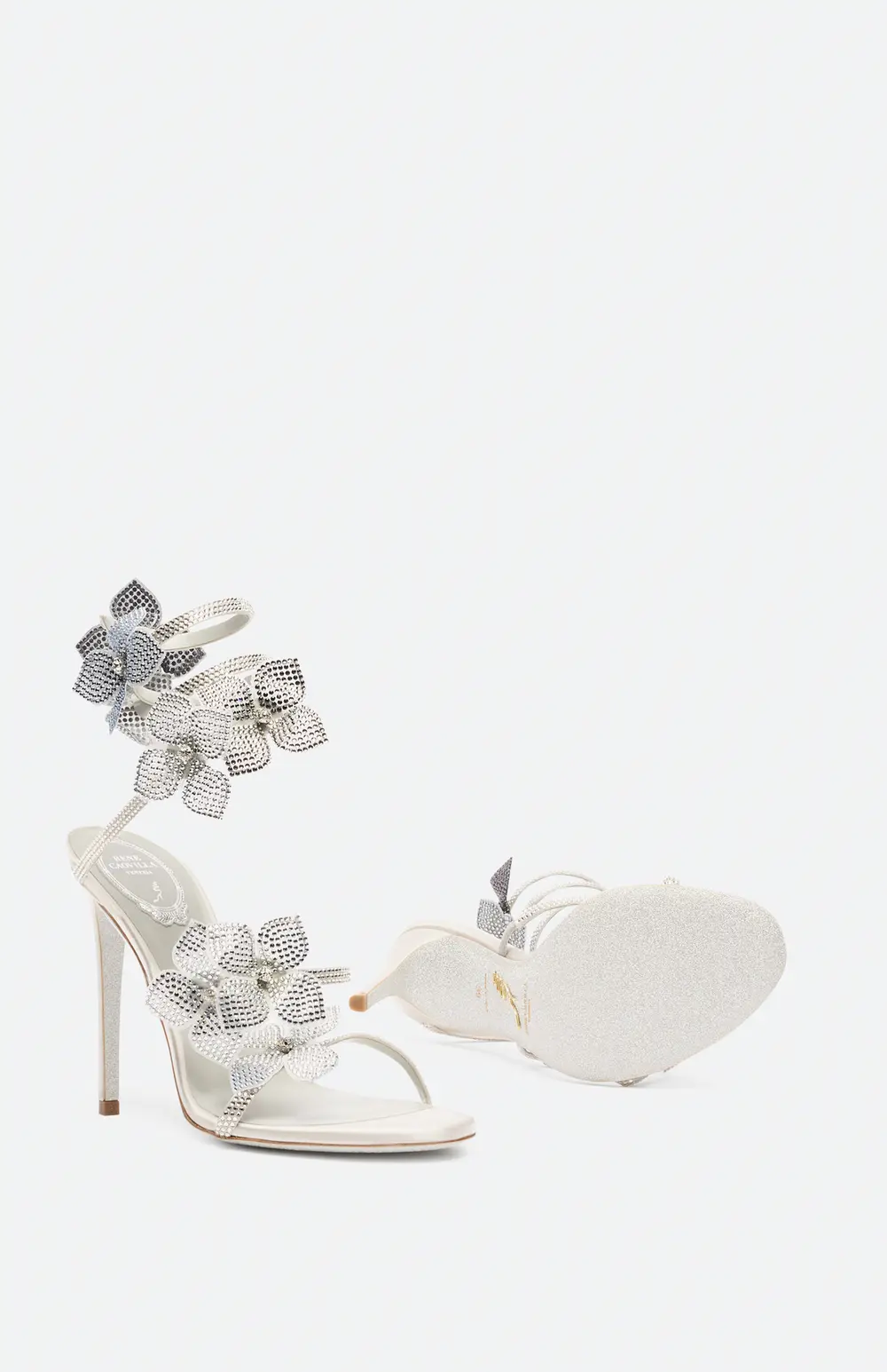 Rene Caovilla FLORIANE IVORY SANDAL 105