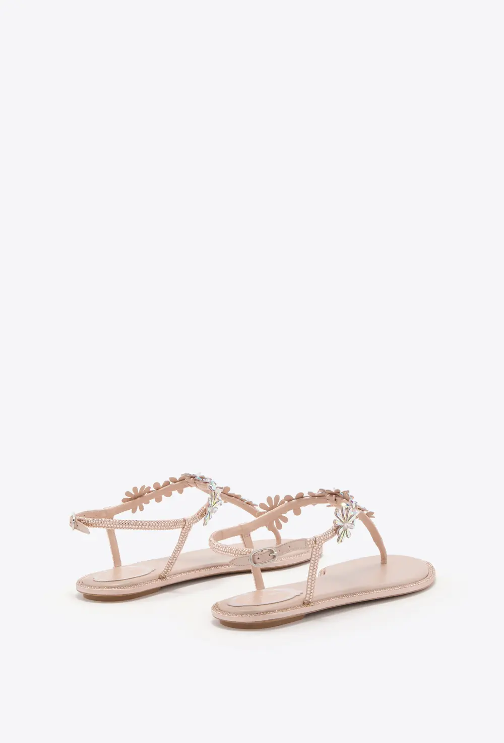 Rene Caovilla EVA NUDE THONG SANDAL 10