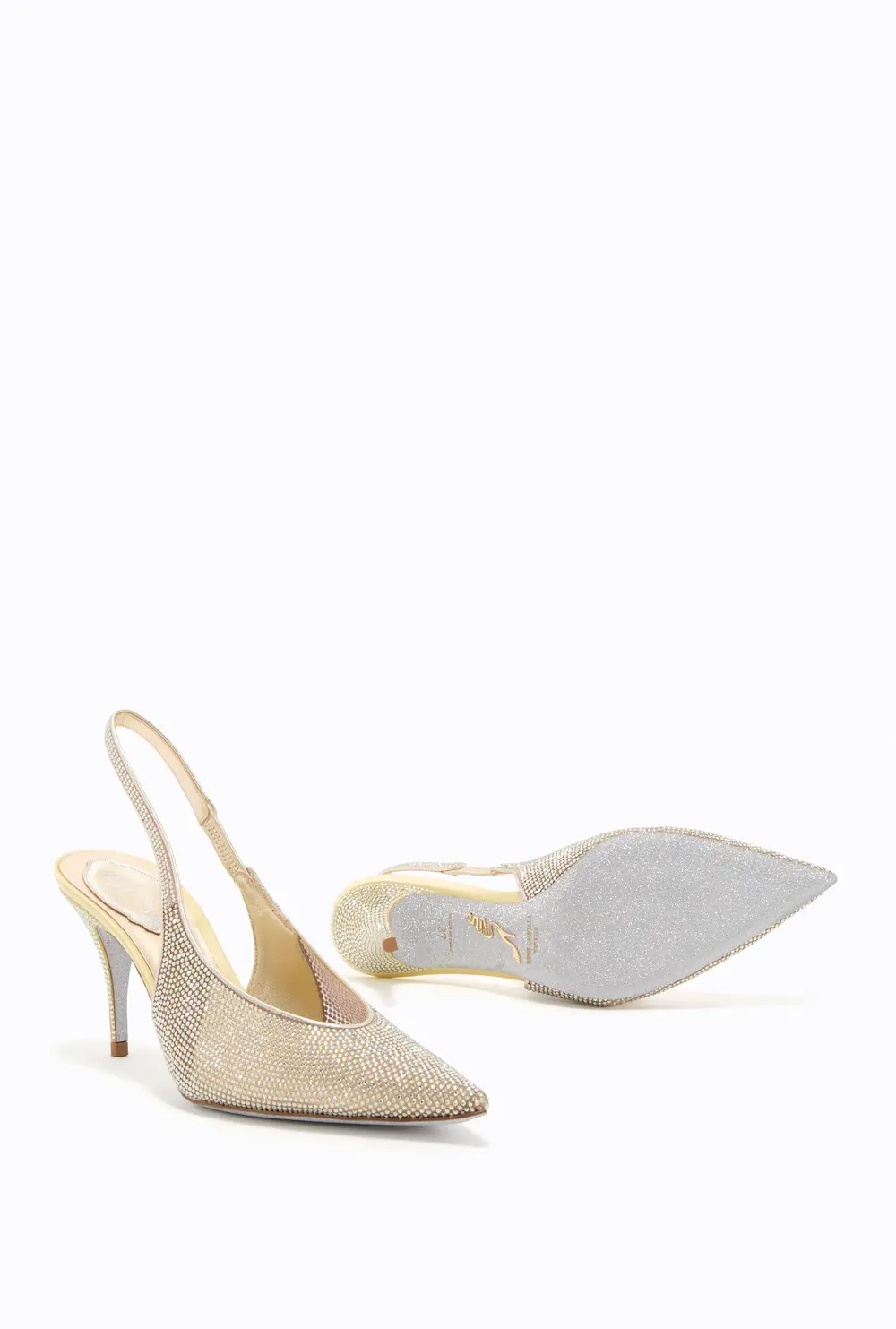 Rene Caovilla JINNY BUTTER YELLOW SLINGBACK 80