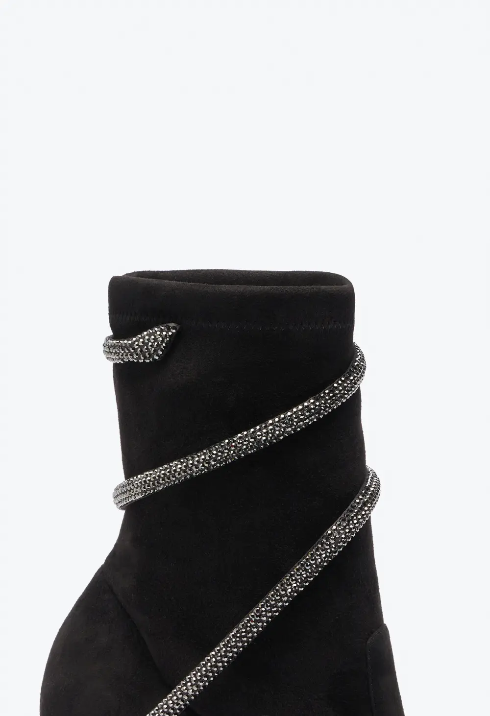 Rene Caovilla Cleo Crystals Black Bootie 100