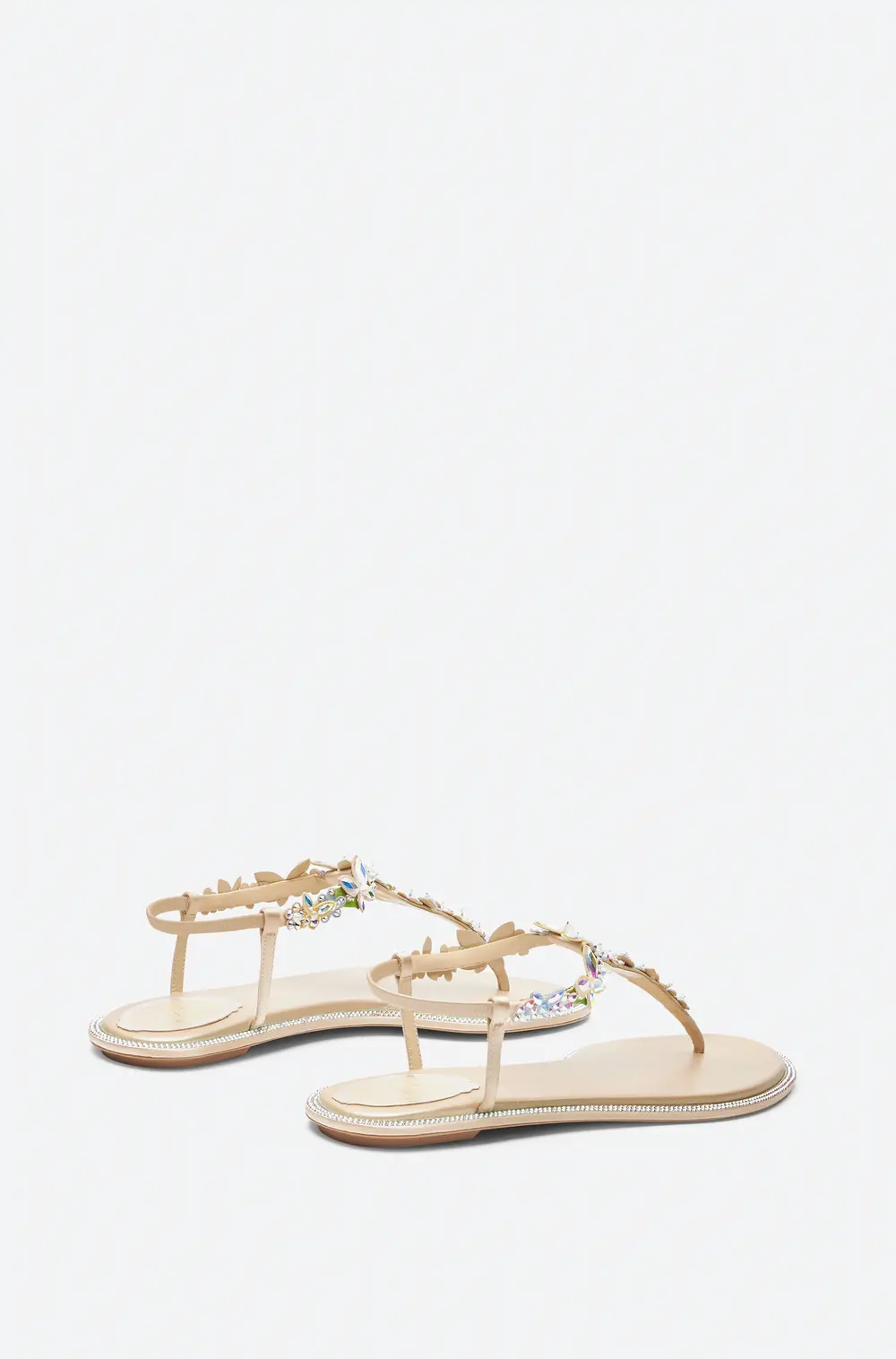 Rene Caovilla Eden Nude Thong Sandal 10