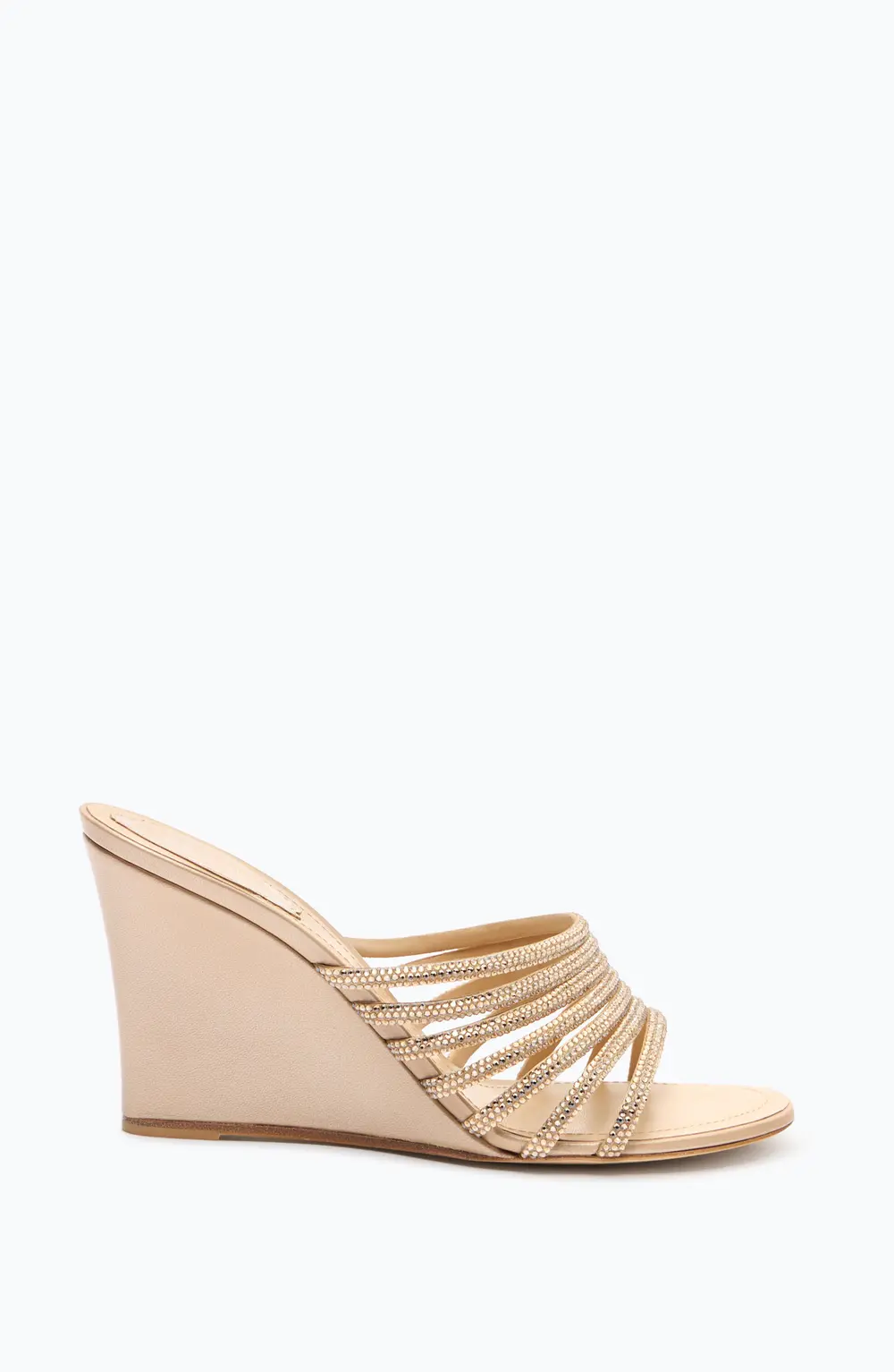 Rene Caovilla FULL TRIM POWDER PINK MULE 80