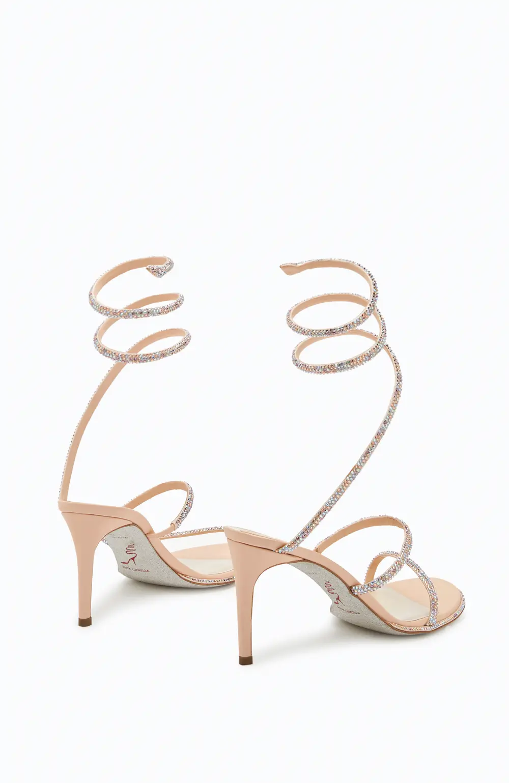 Rene Caovilla Cleo Pink Sandal 80