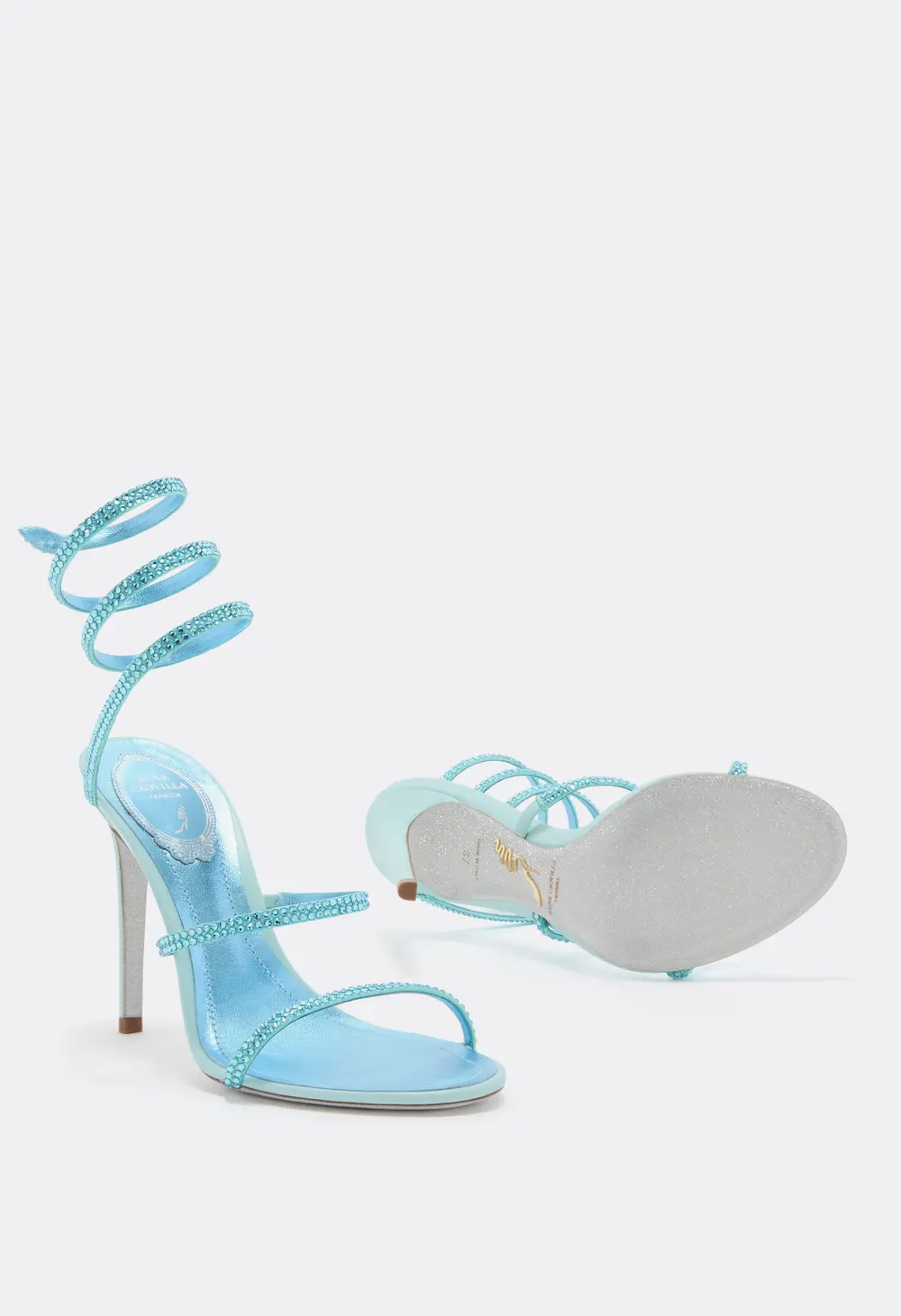 Rene Caovilla CLEO AQUA SANDAL 105
