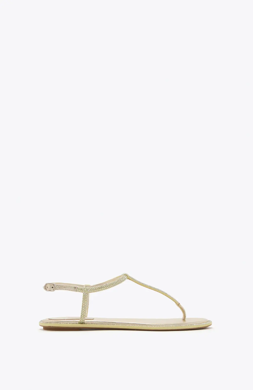Rene Caovilla DIANA BUTTER YELLOW SANDAL WITH CRYSTALS 10