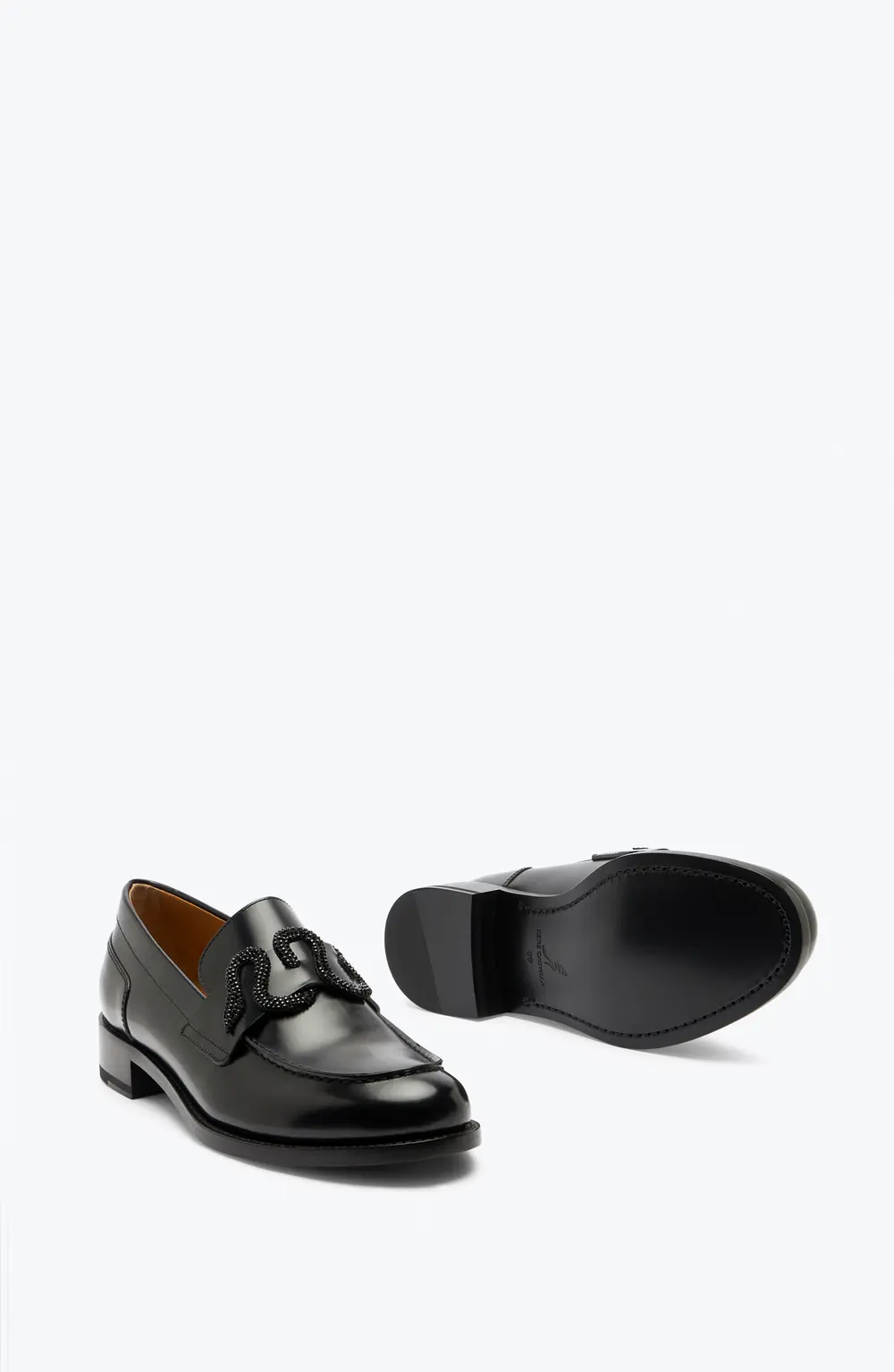 Rene Caovilla Morgana Black Loafer 20