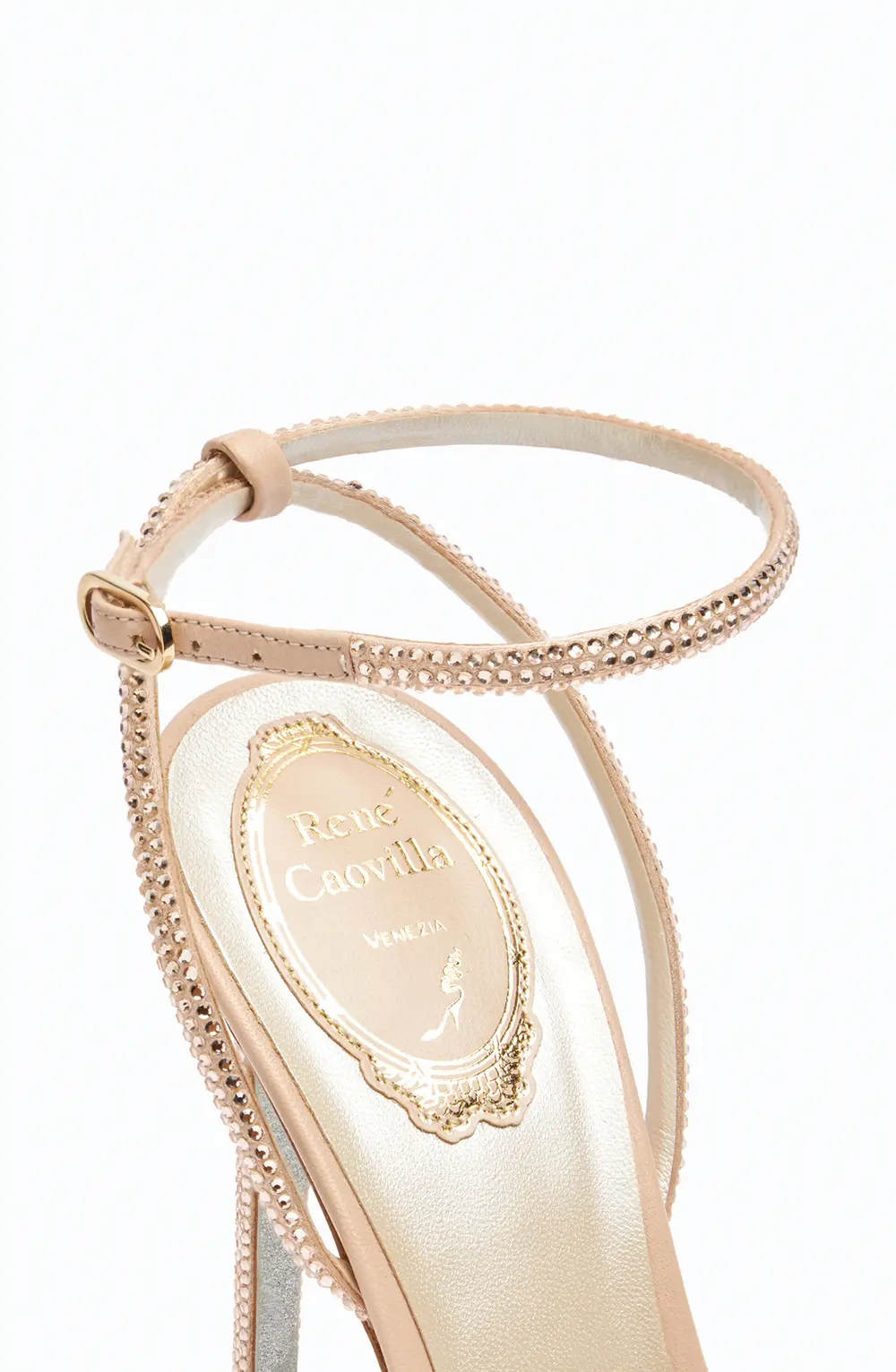 Rene Caovilla Ellabrita Nude Sandal 105