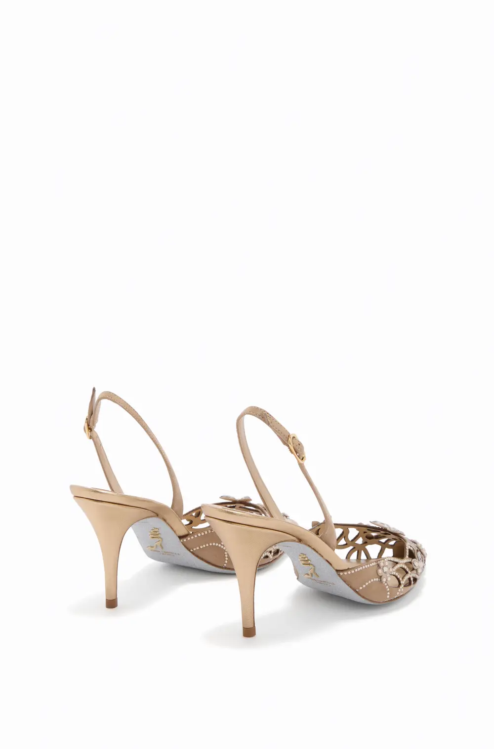 Rene Caovilla EDEN GOLD SLINGBACK 80