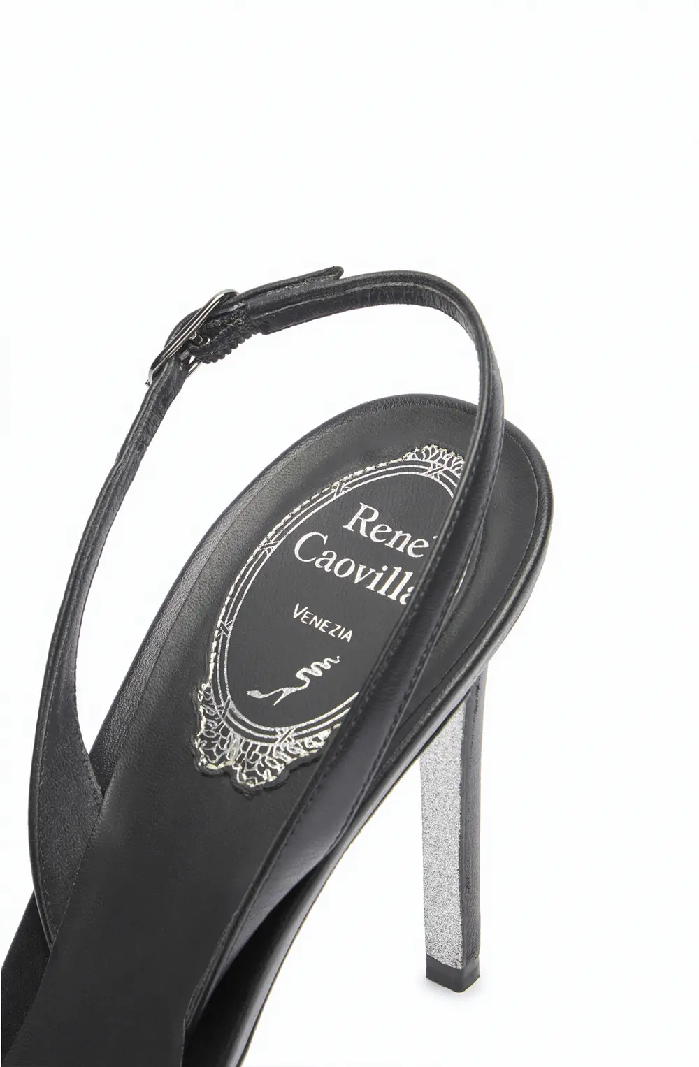 Rene Caovilla High-Heeled Slingbacks Veneziana