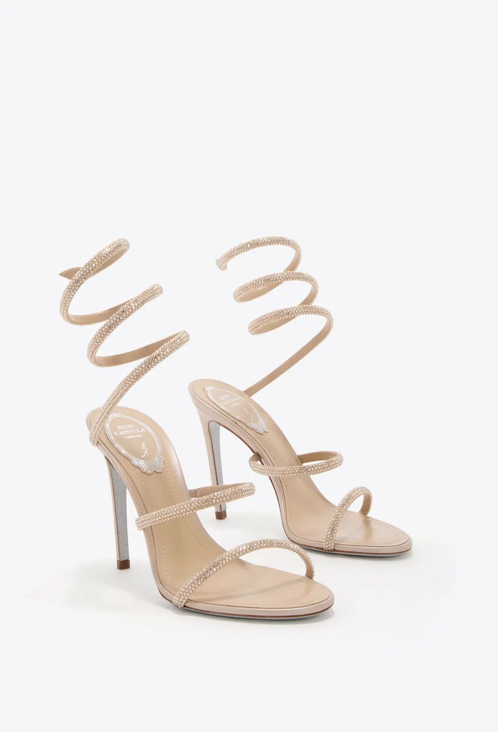 Rene Caovilla CLEO GOLD SANDAL 105