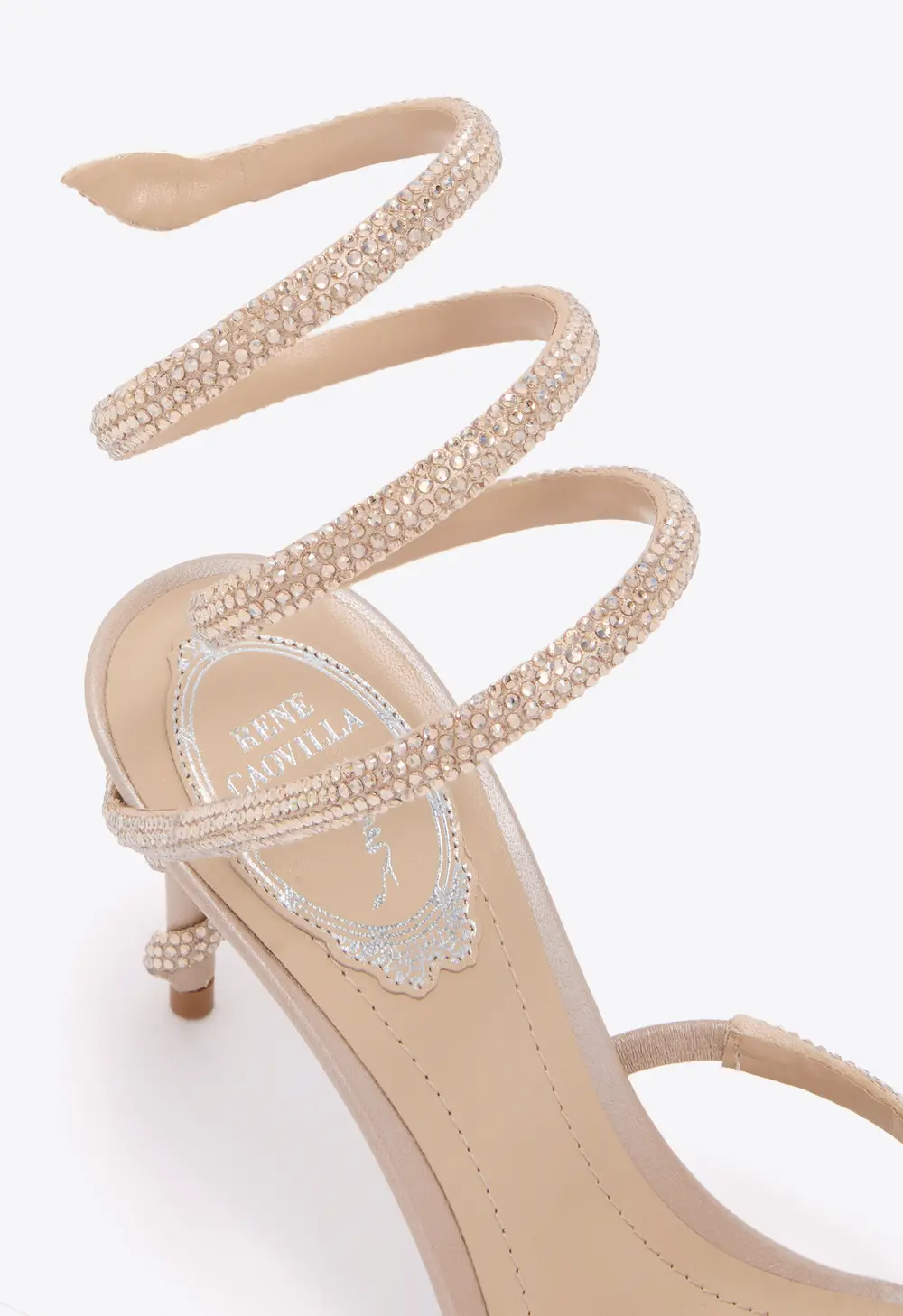 Rene Caovilla MARGOT NUDE SANDAL 80