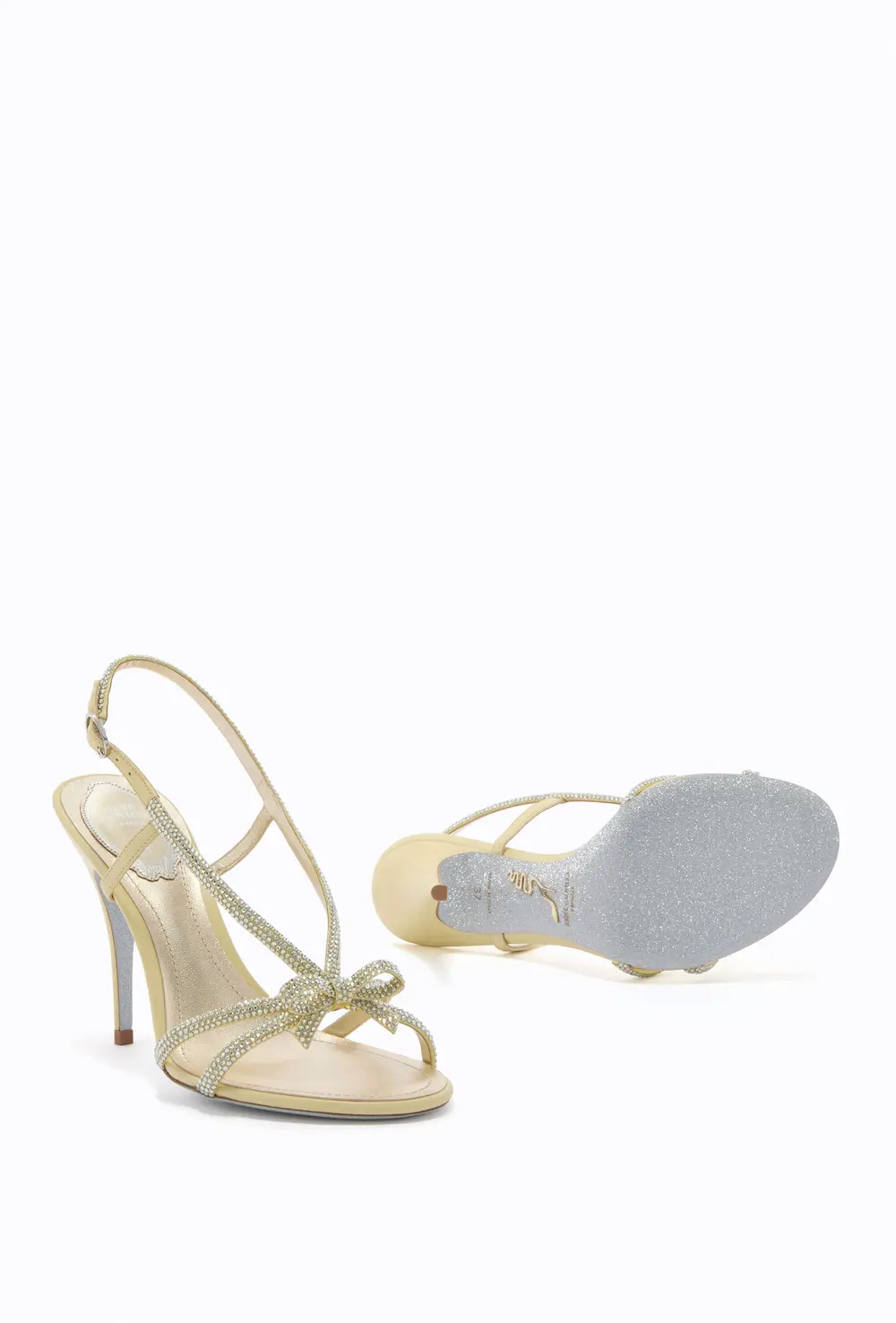 Rene Caovilla LYNETTE BUTTER YELLOW SANDAL 100
