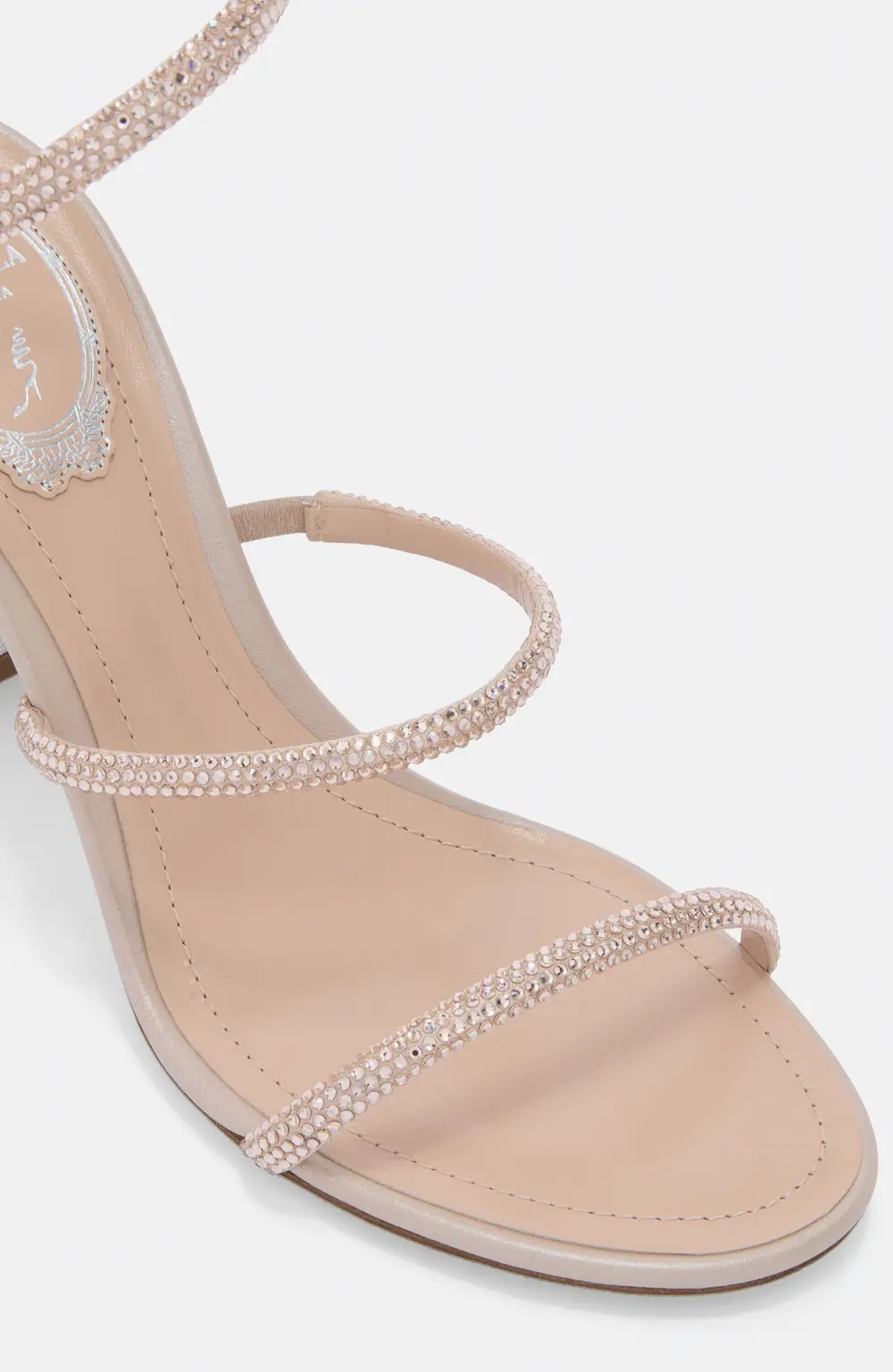 Rene Caovilla CLEO BLUSH PINK SANDAL 80