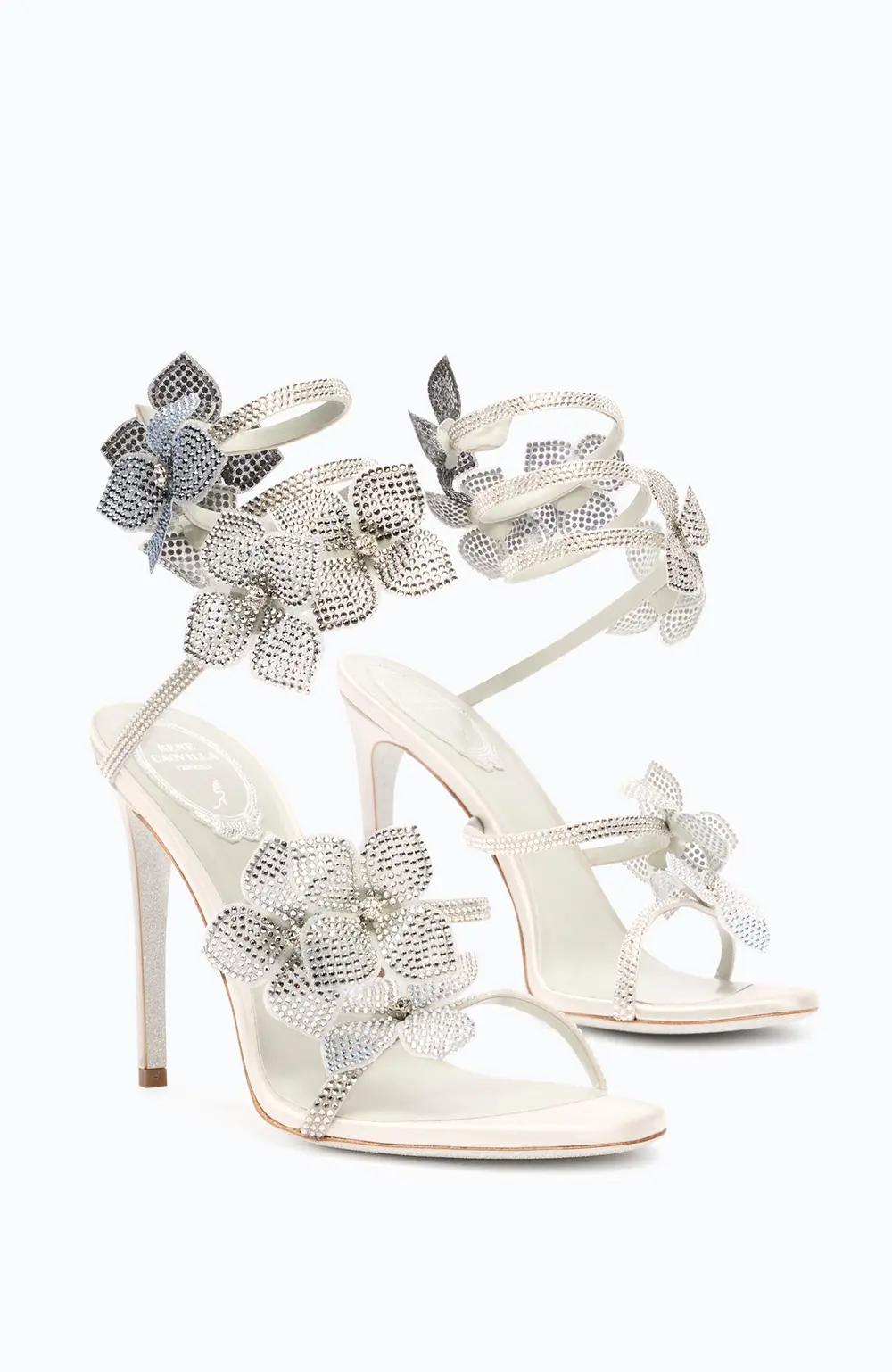 Rene Caovilla FLORIANE IVORY SANDAL 105