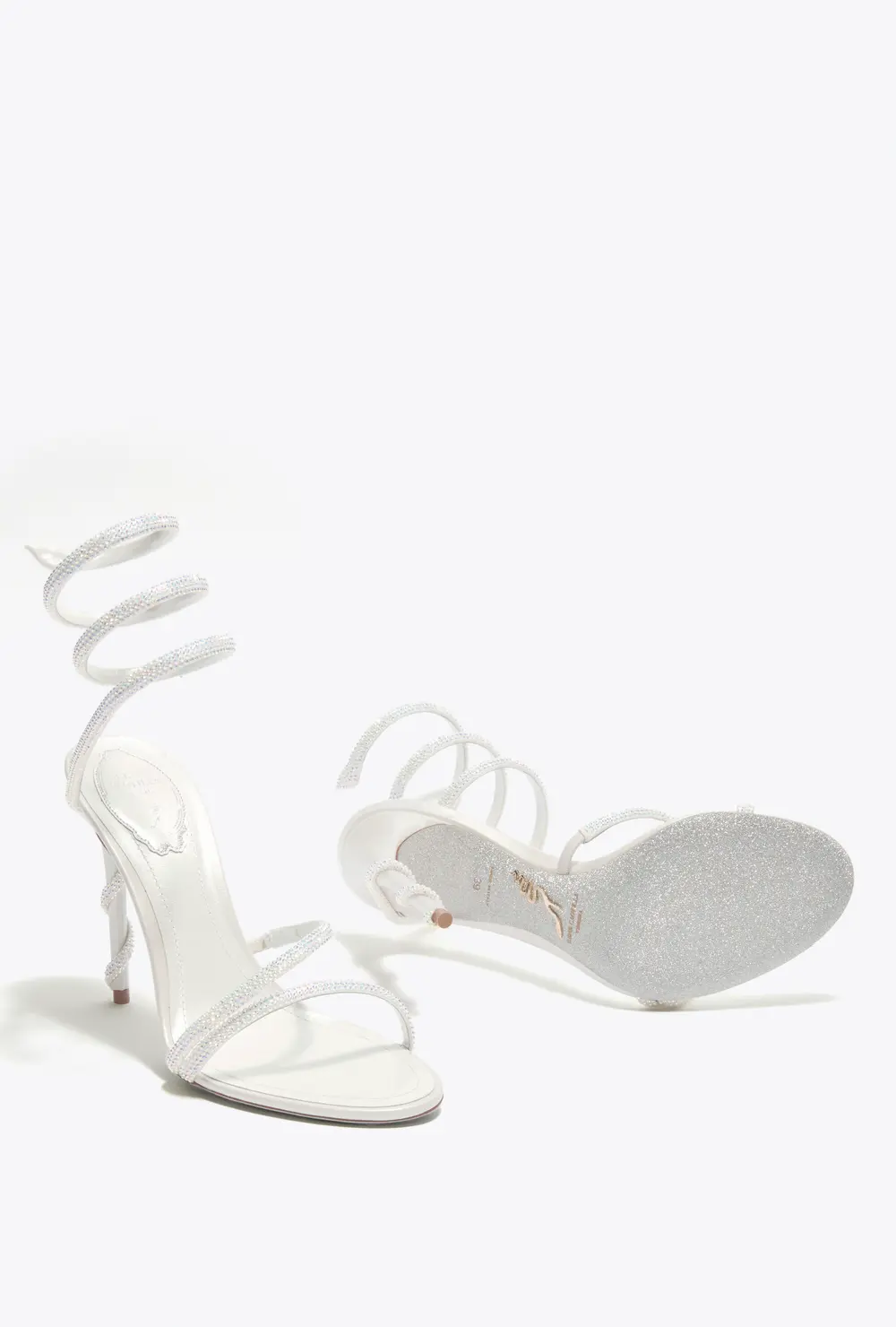 Rene Caovilla MARGOT WHITE SANDAL 105