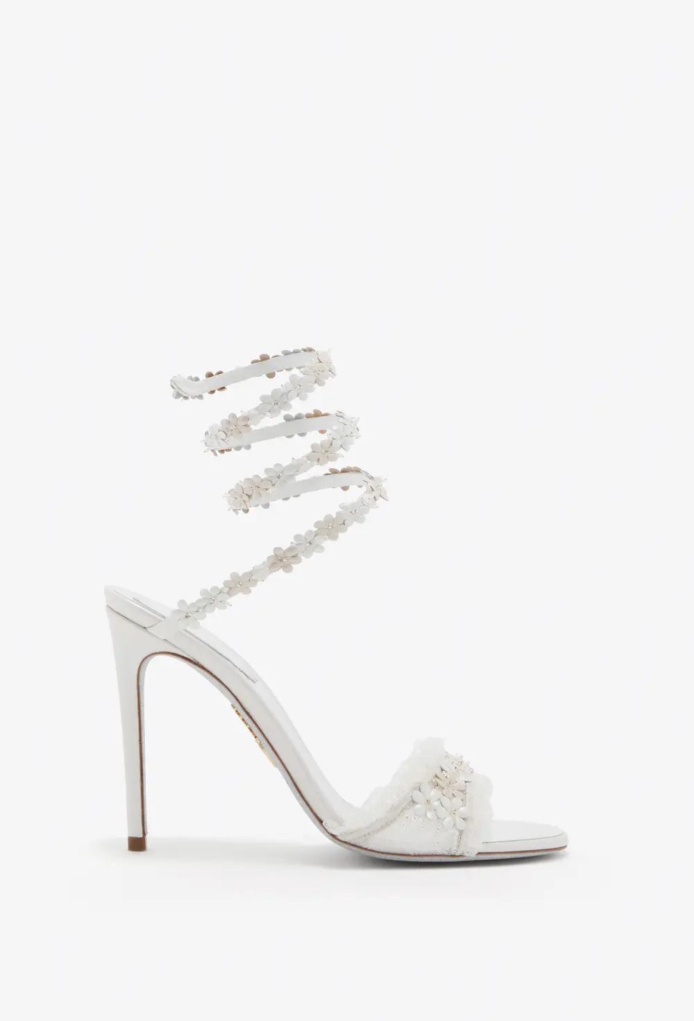 Rene Caovilla BLOOM WHITE SANDAL 105