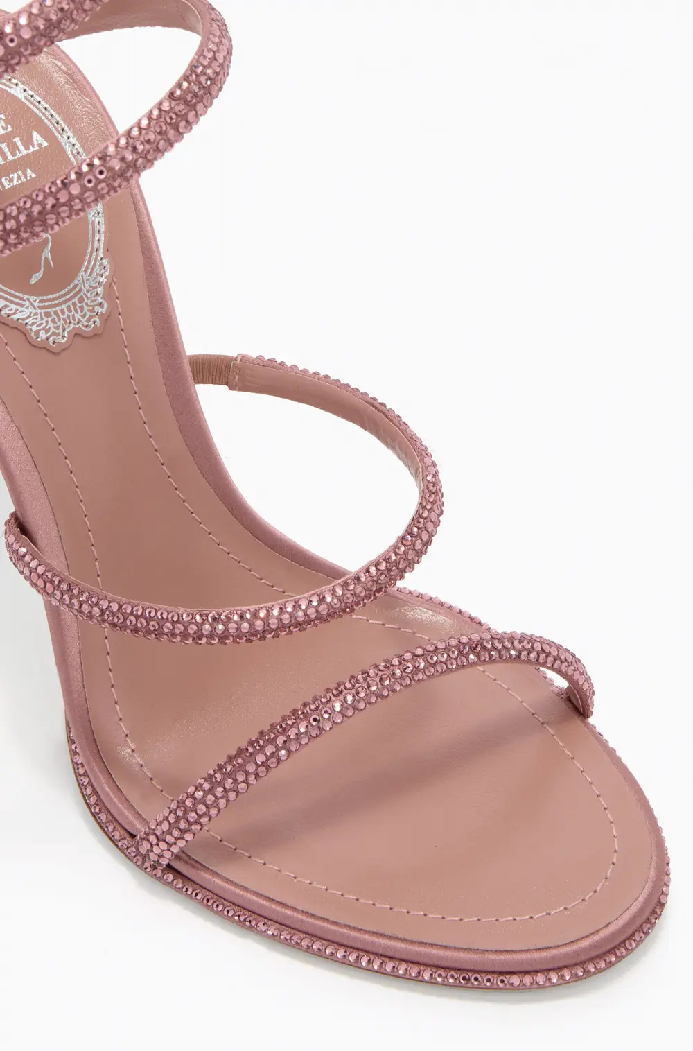 Rene Caovilla CLEO POWDER PINK SANDAL 105