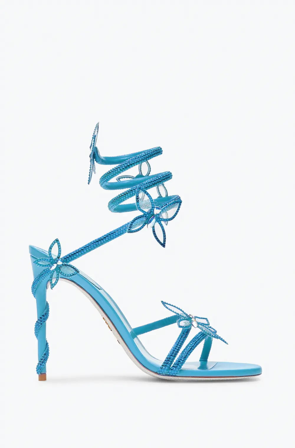 Rene Caovilla Margot Turquoise Butterfly Sandal 105
