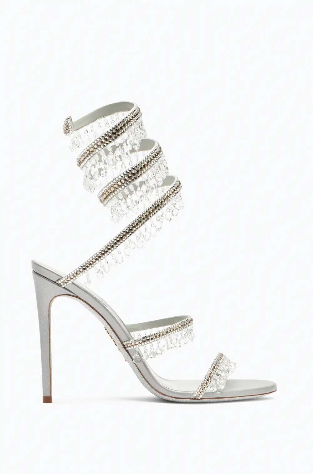 Rene Caovilla CHANDELIER SILVER SANDAL 105
