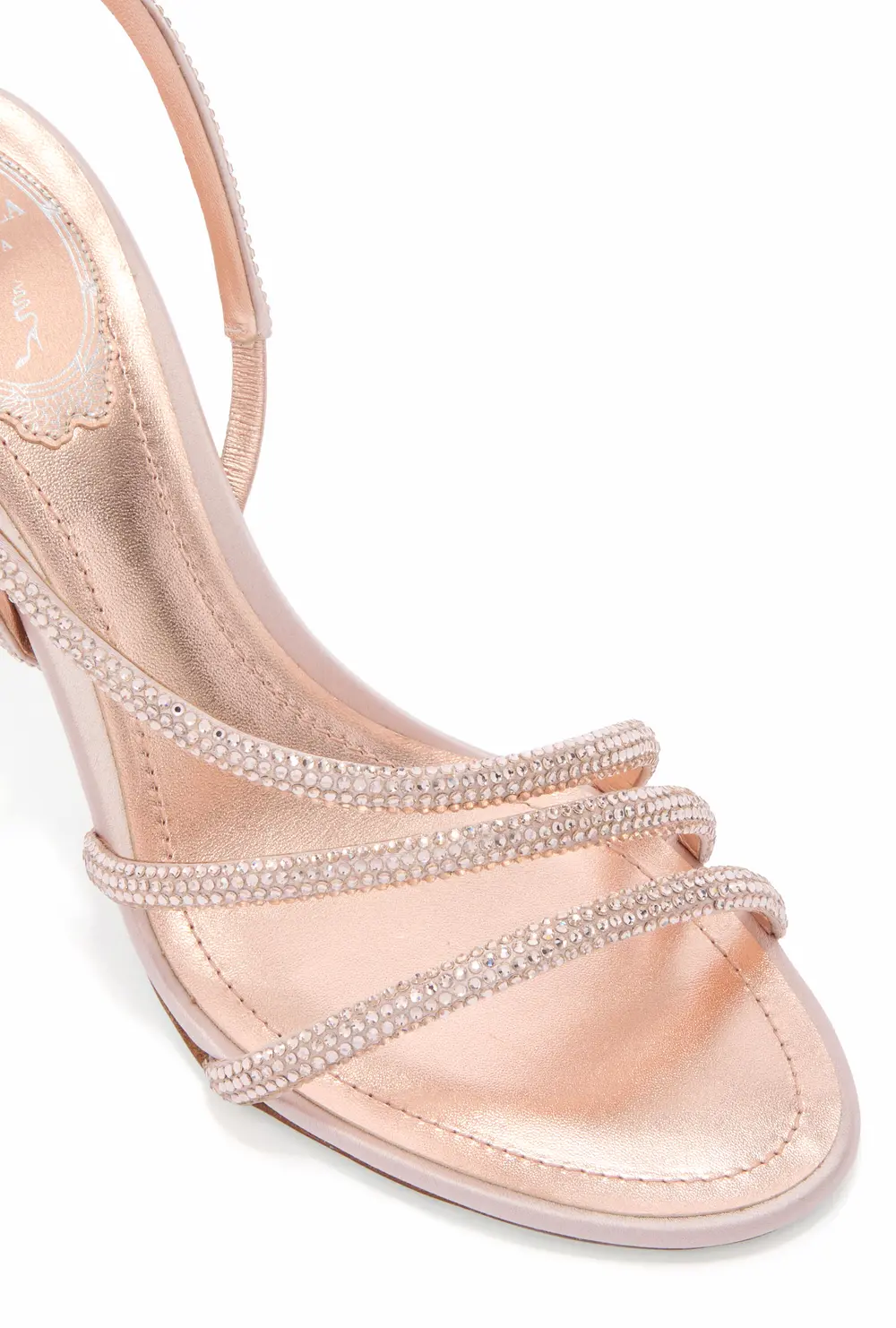 Rene Caovilla ERIN PEARL PINK SANDAL 80
