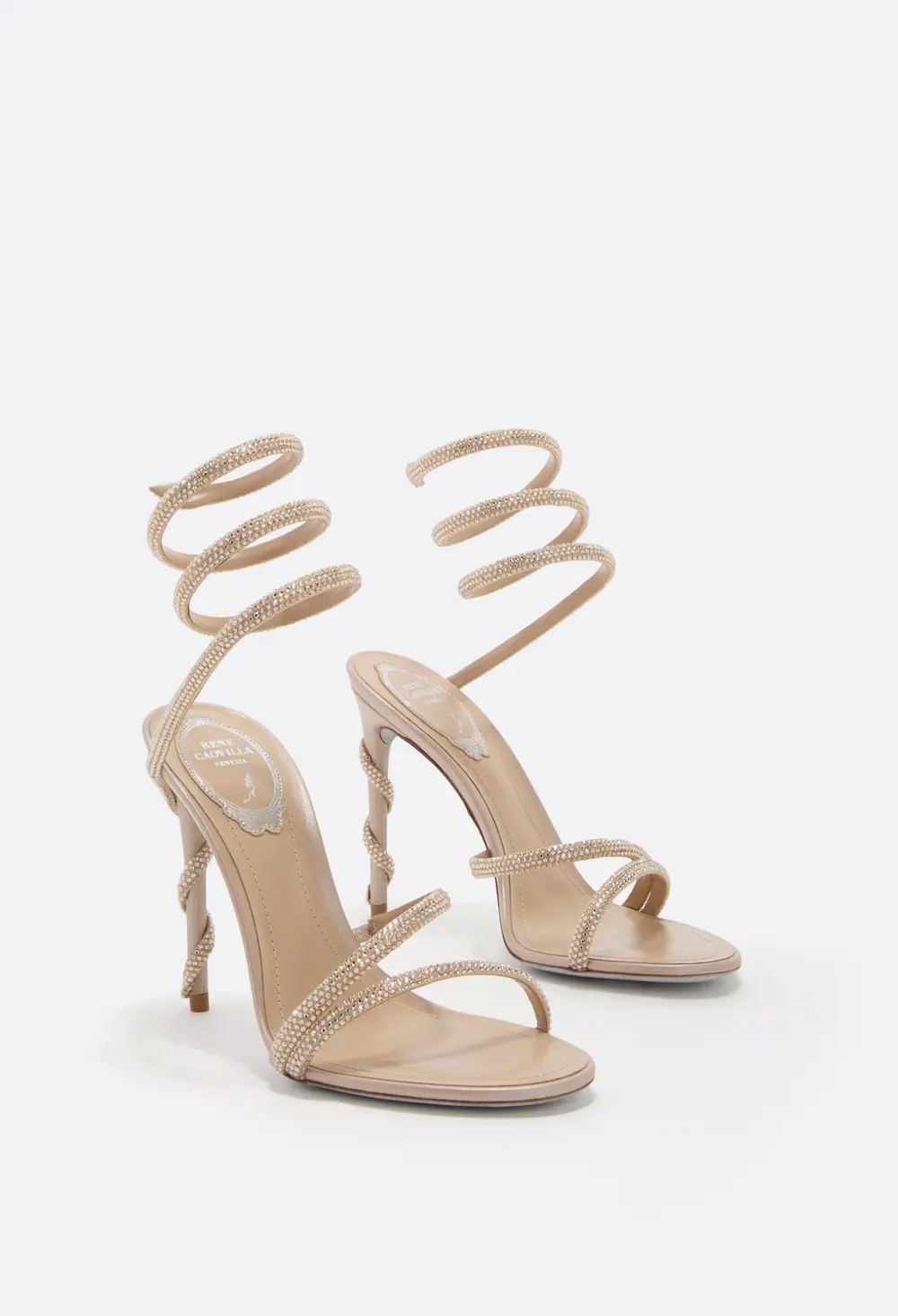Rene Caovilla MARGOT NUDE SANDAL 105