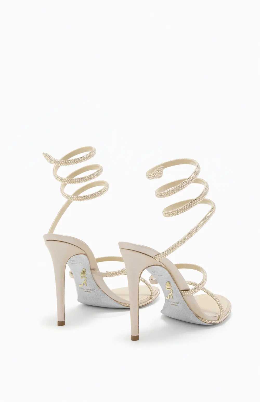 Rene Caovilla CLEO CHAMPAGNE SANDAL 105