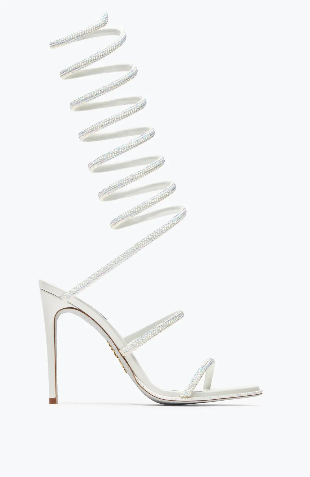 Rene Caovilla Super Cleo White Sandal 105
