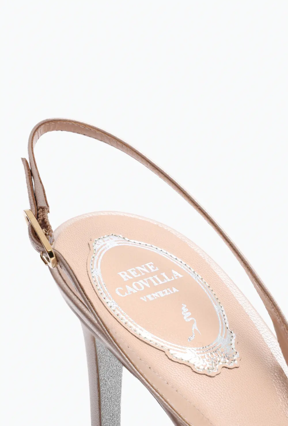Rene Caovilla Aretha Nude Slingback 80