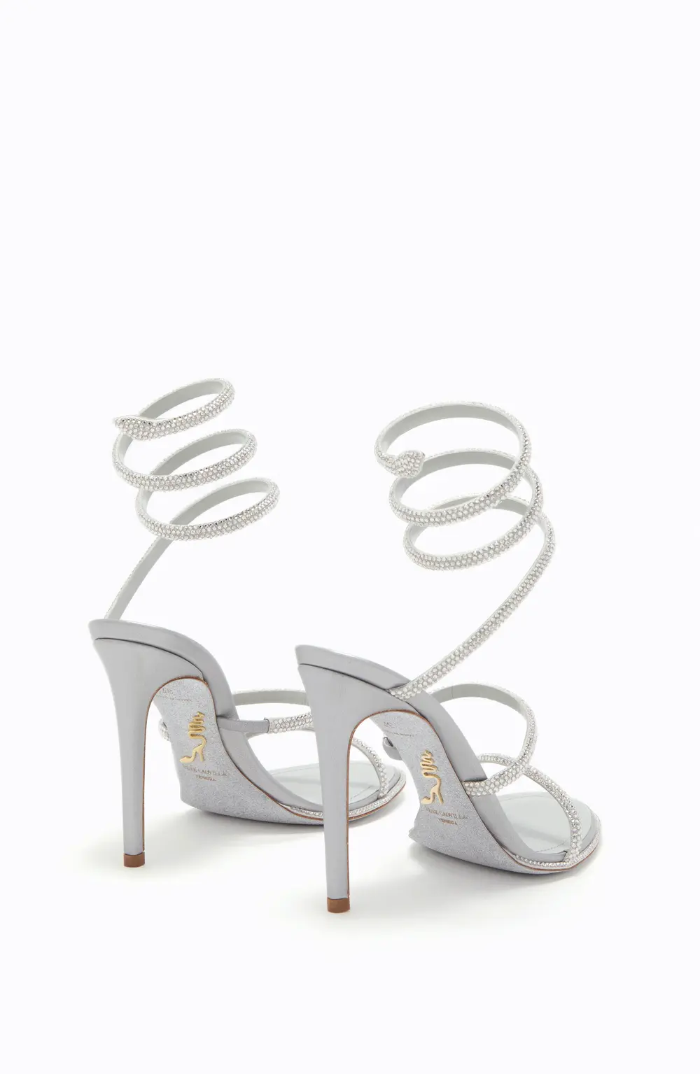 Rene Caovilla CLEO SILVER SANDAL 105