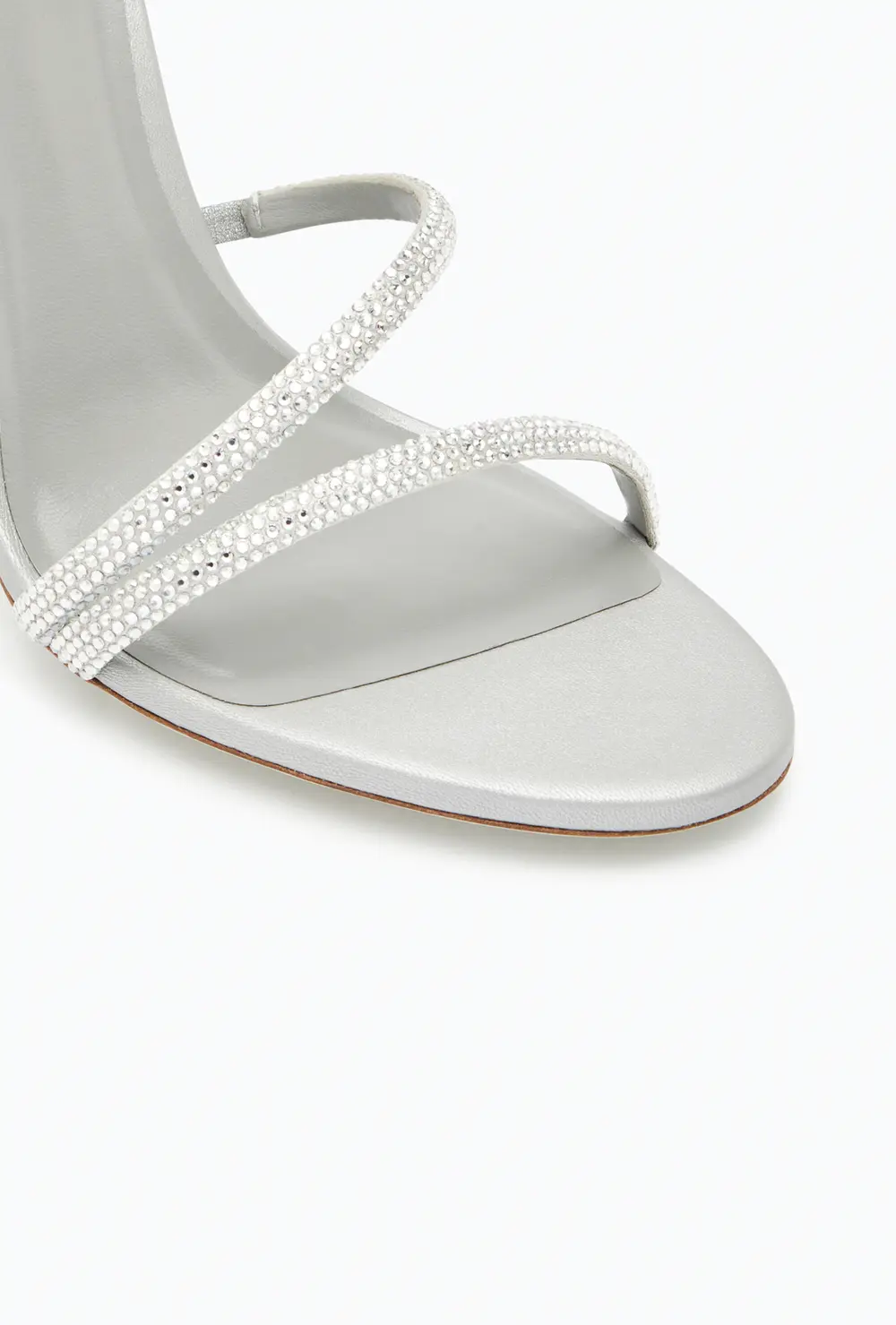 Rene Caovilla Margot Crystal Grey Sandal 105