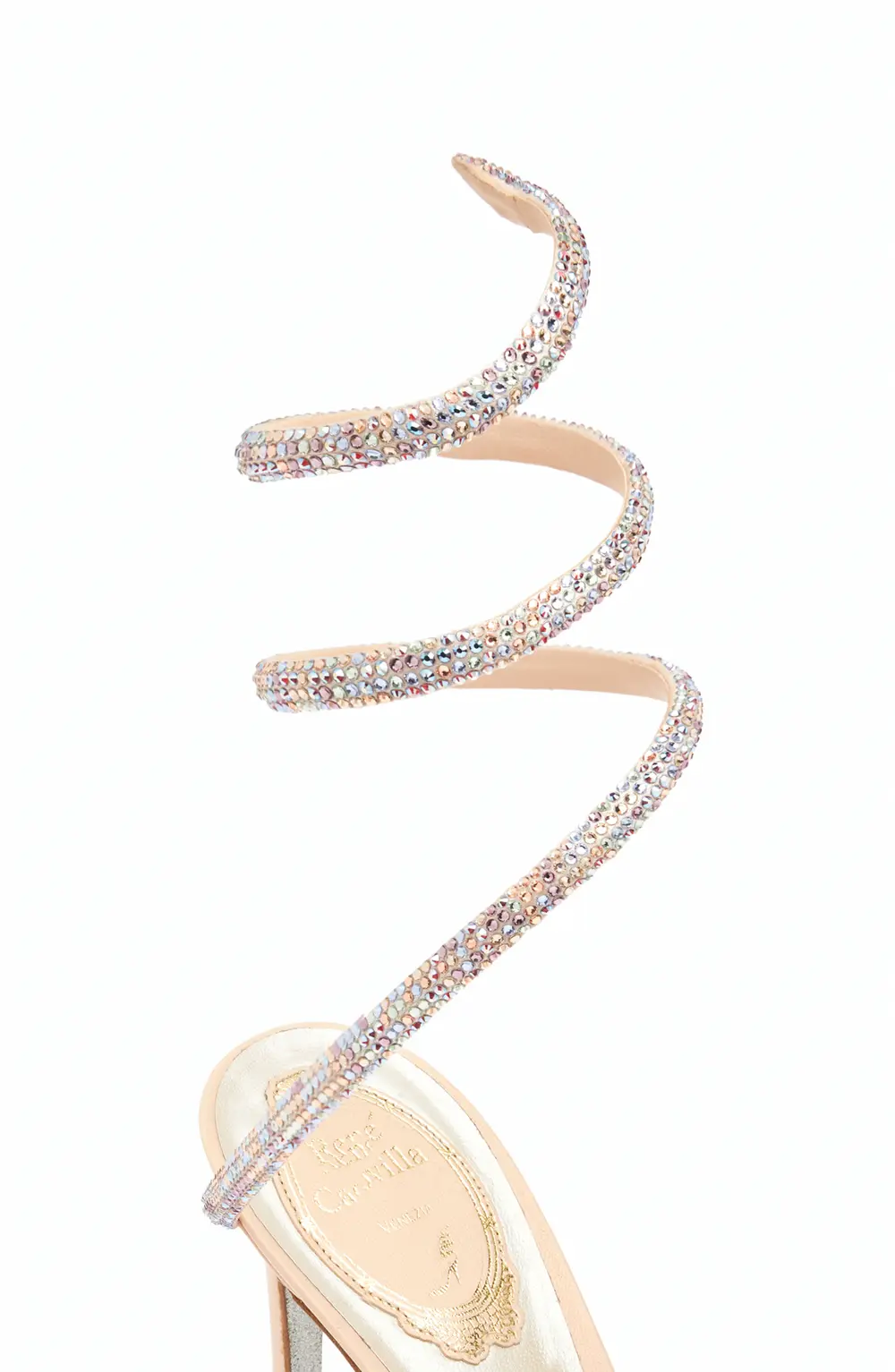 Rene Caovilla Cleo Pink Sandal 80