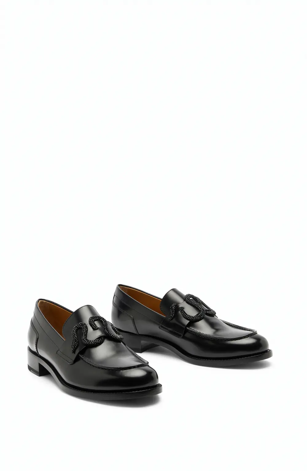 Rene Caovilla Morgana Black Loafer 20