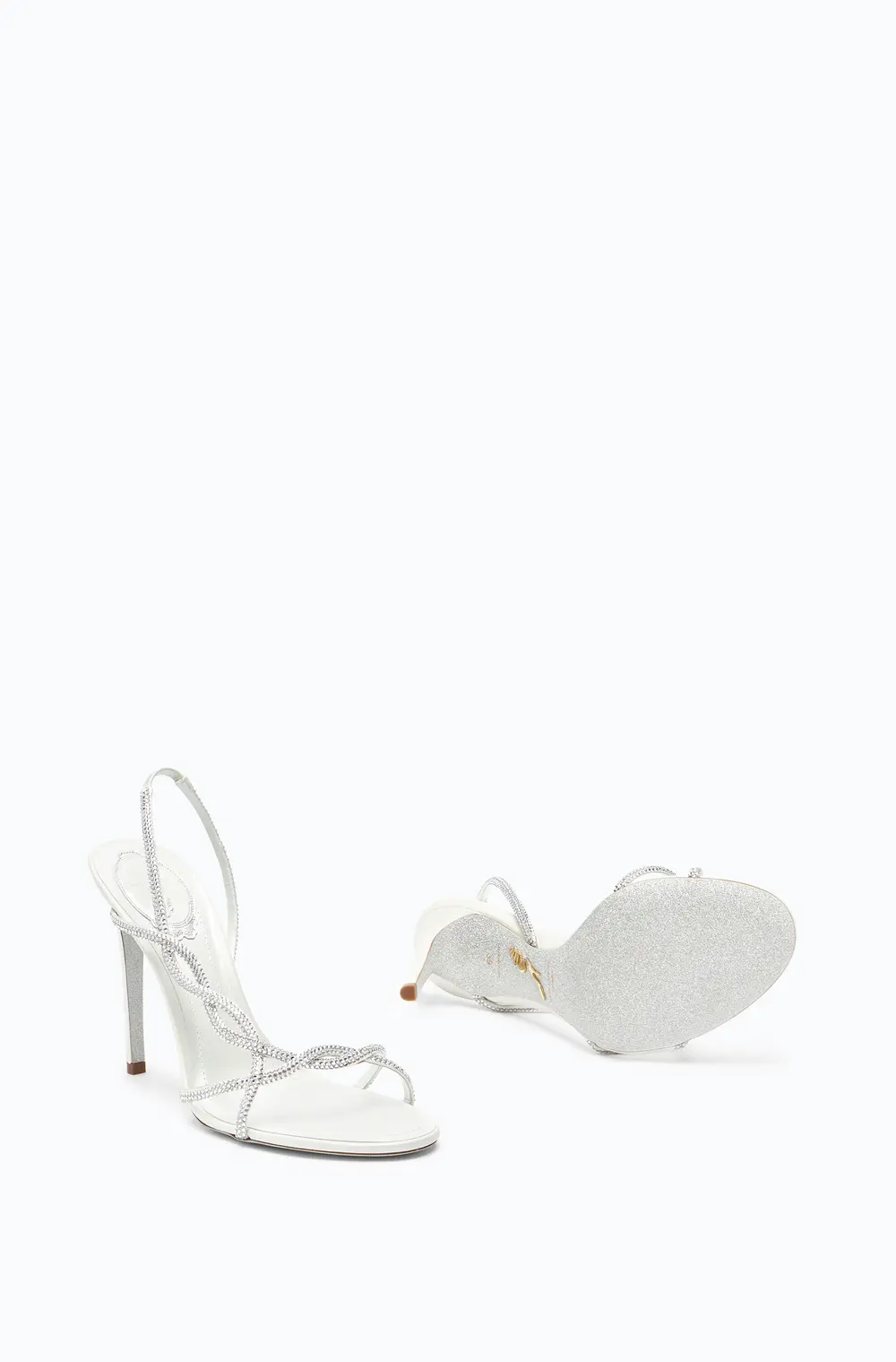 Rene Caovilla BRAID IVORY SANDAL 105