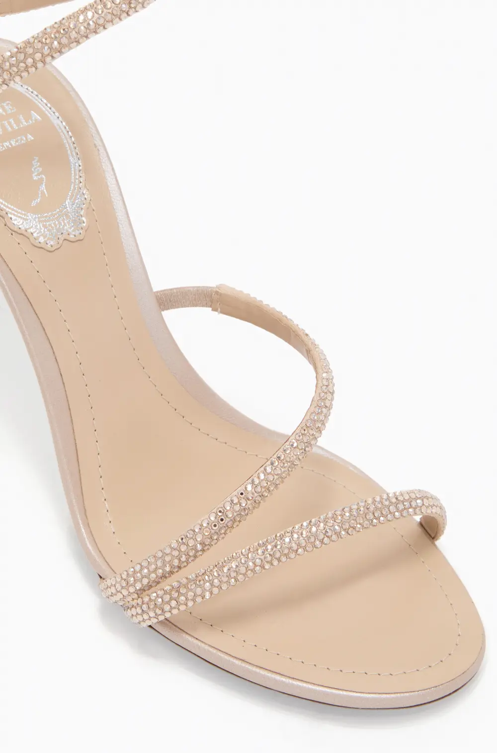 Rene Caovilla MARGOT NUDE SANDAL 80