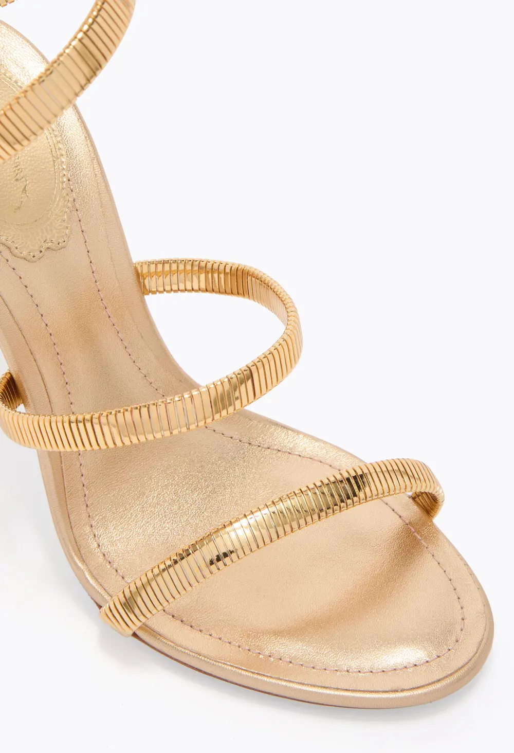 Rene Caovilla JUNIPER GOLD SANDAL 105