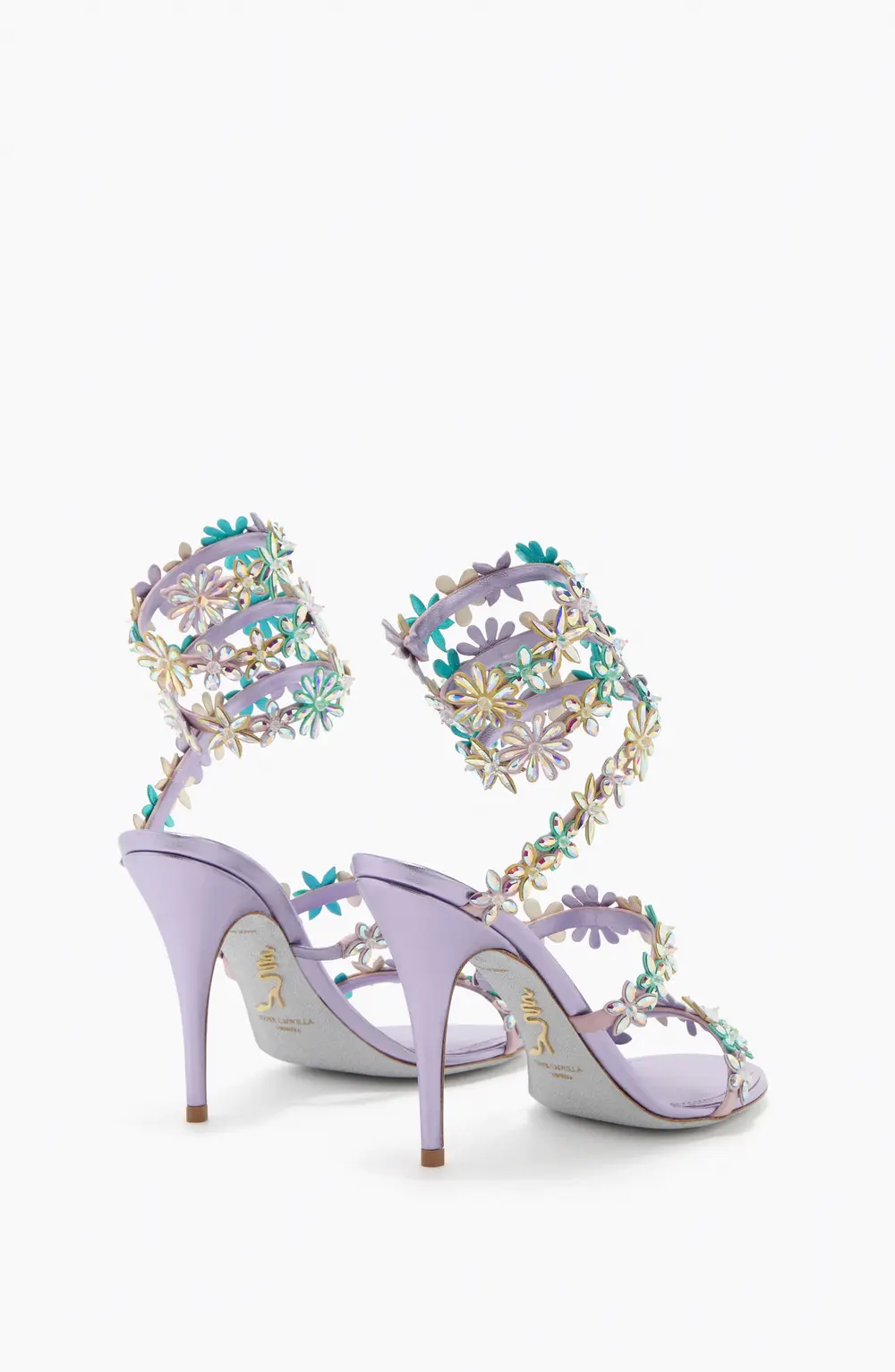 Rene Caovilla EVA LILAC SANDAL 100