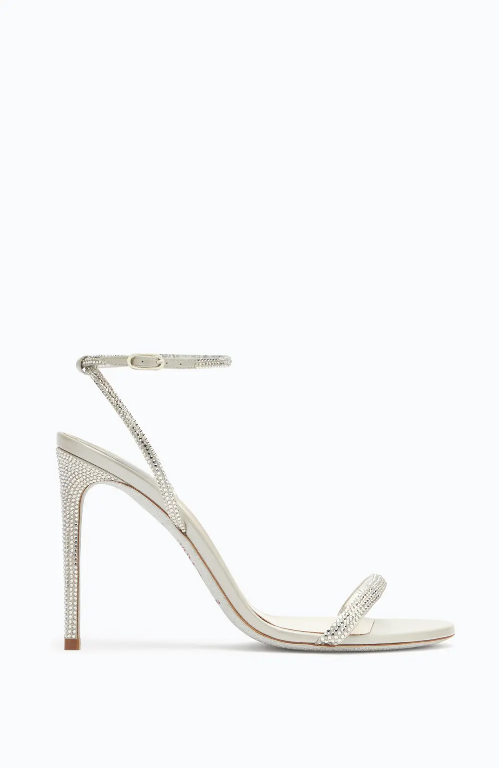 Rene Caovilla Ellabrita Pearl Grey Sandal 105
