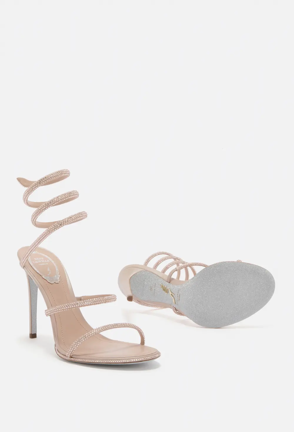 Rene Caovilla CLEO NUDE SANDAL 105