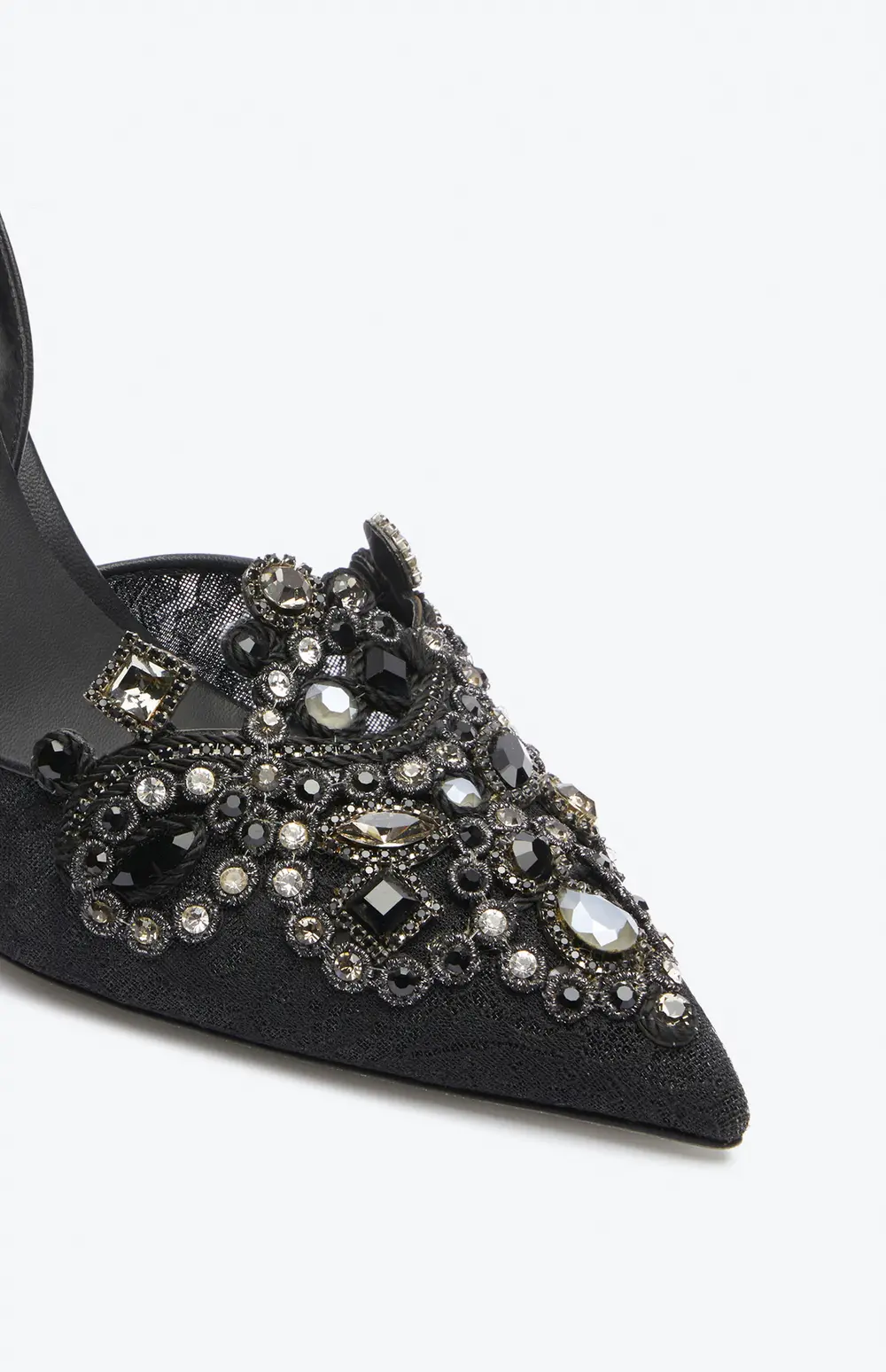 Rene Caovilla High-Heeled Slingbacks Veneziana