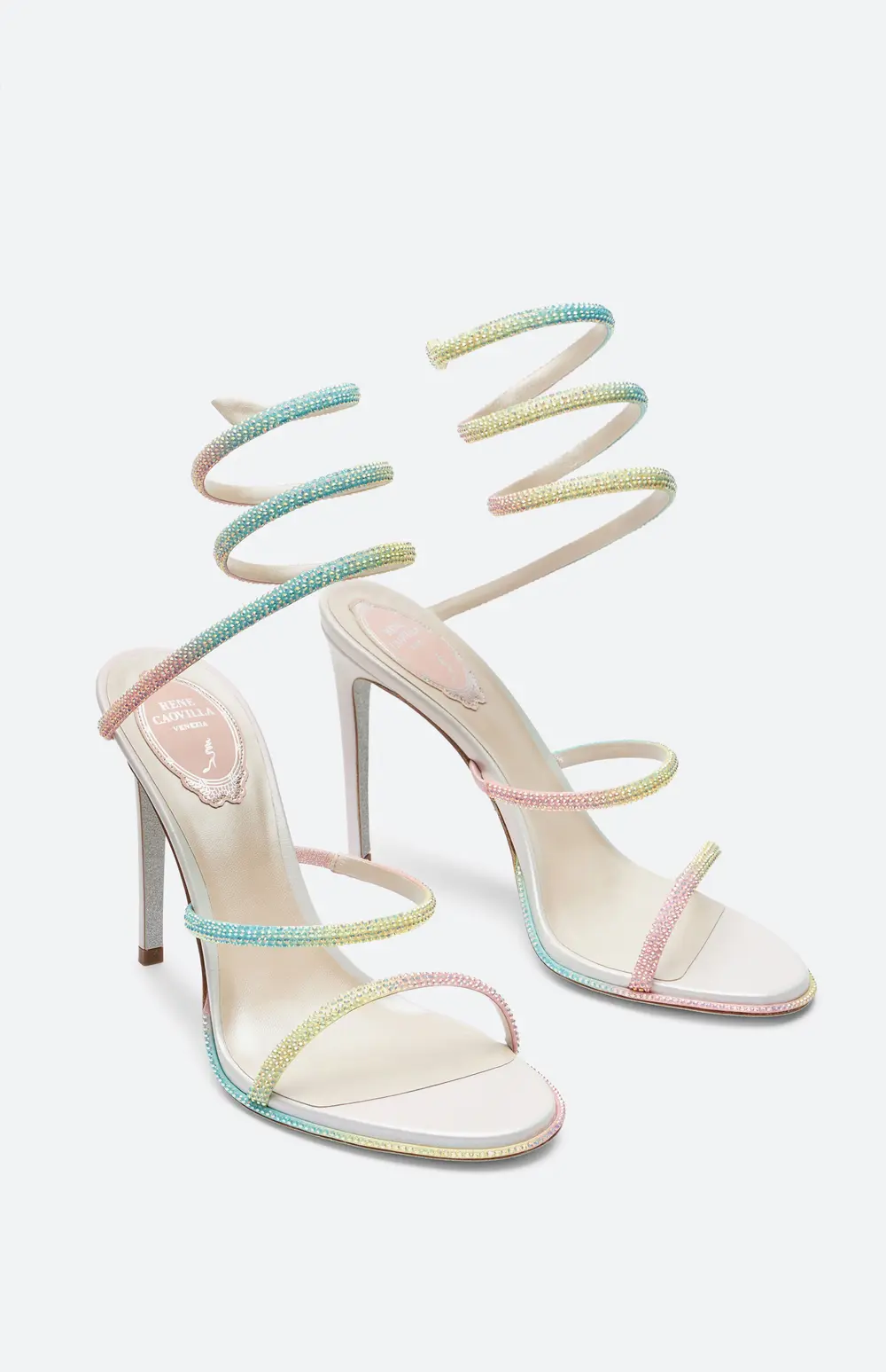 Rene Caovilla Cleo Burano Sandal With Crystals 105