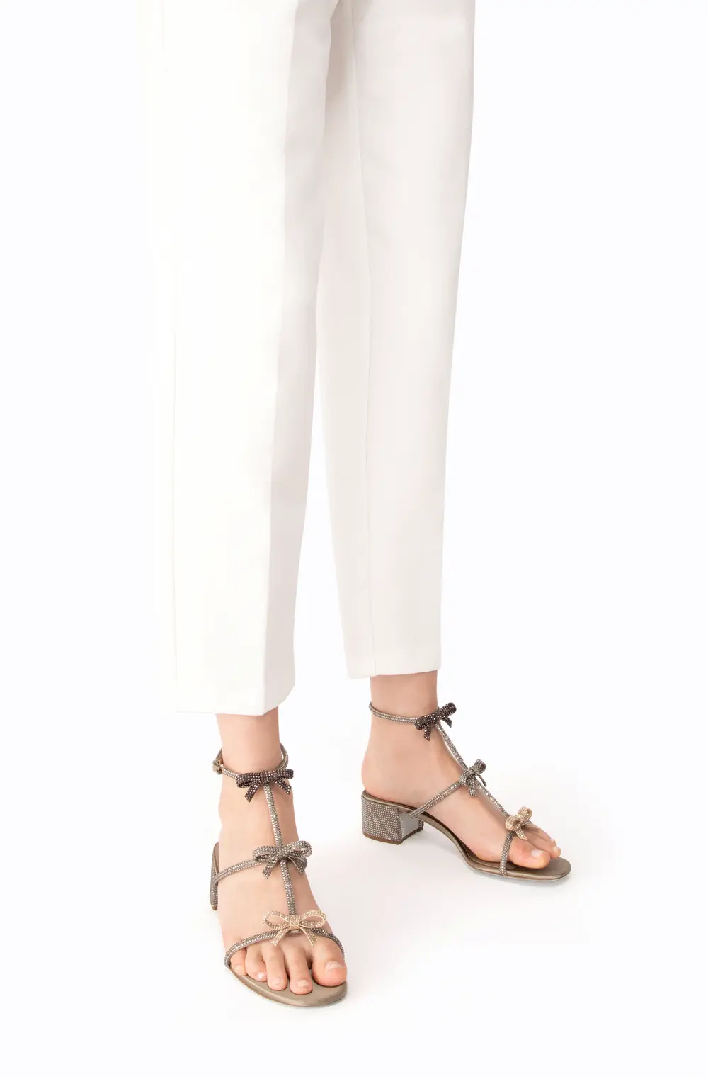 Rene Caovilla CATERINA DOVE GREY SANDAL