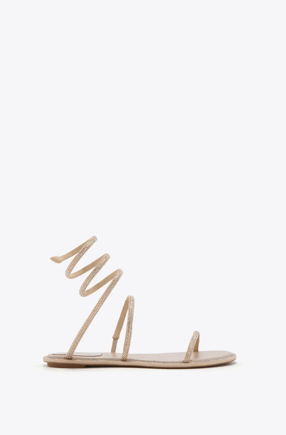 Rene Caovilla CLEO GOLD FLAT SANDAL 10