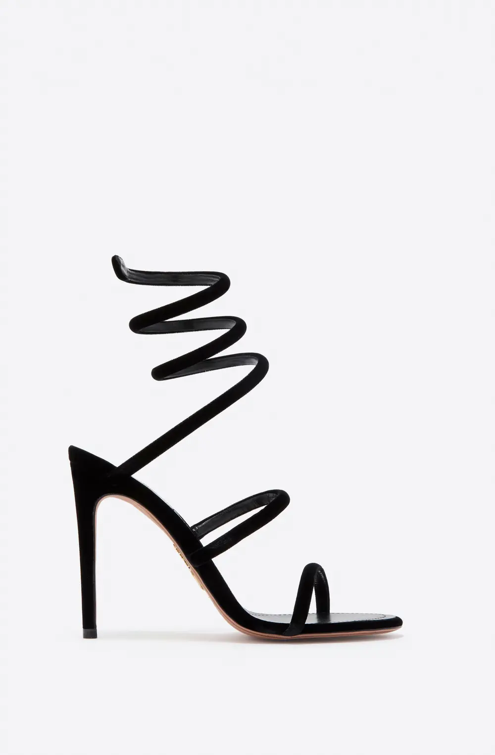 Rene Caovilla CLEO BLACK VELVET SANDAL