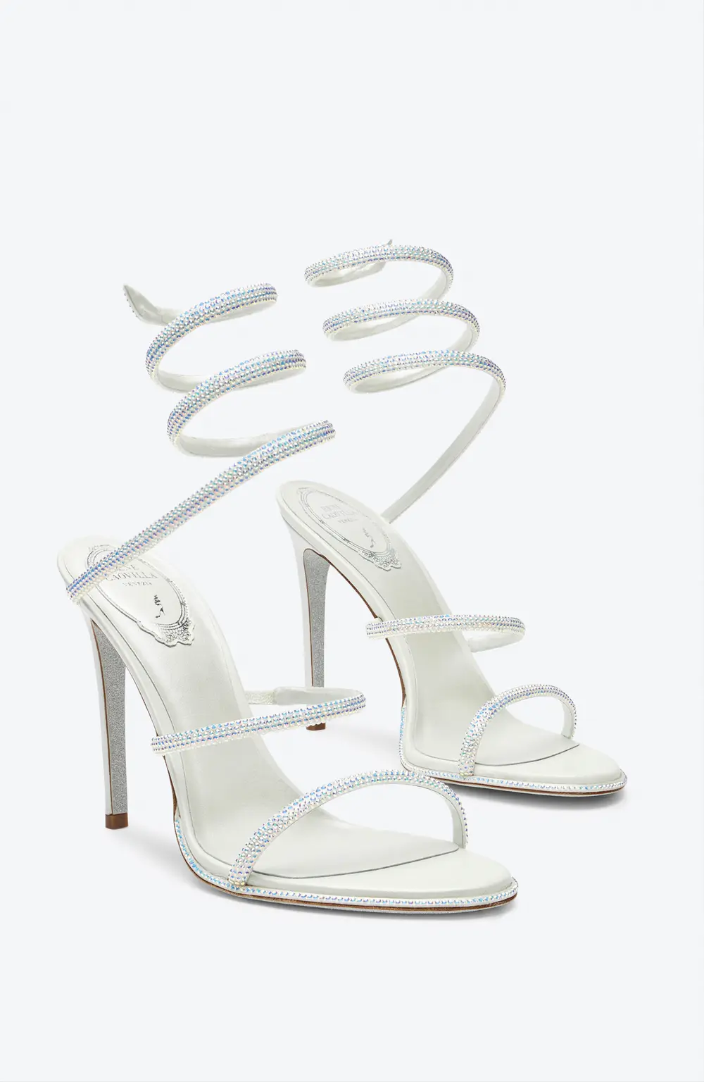Rene Caovilla Sandals With Rhinestones Cleo