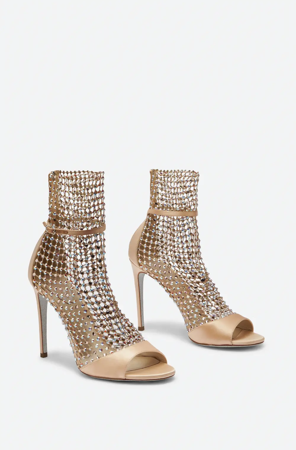 Rene Caovilla Galaxia Beige Sandal 105