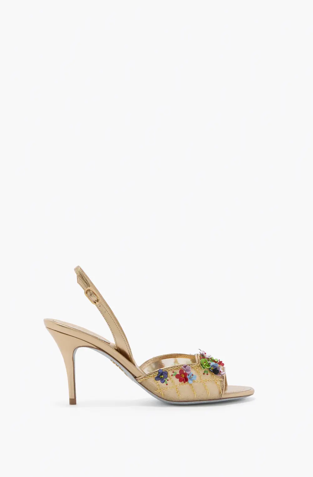 Rene Caovilla FLORA GOLD SANDAL 80