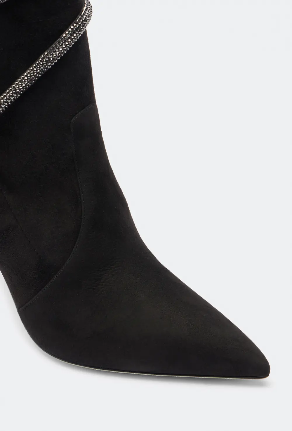 Rene Caovilla Cleo Crystals Black Bootie 100